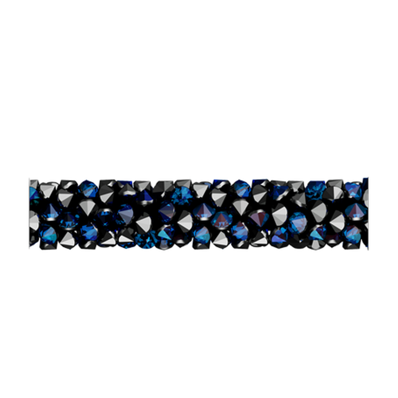 fine rock tube (5951) crystal bermuda blue 30mm | 1pc