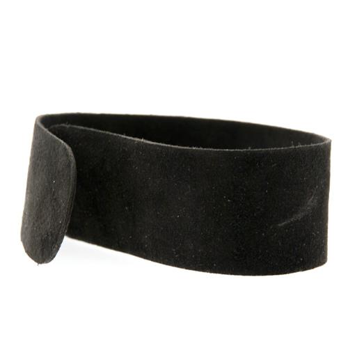 black suede cuff 23x2,5cm | 1pc