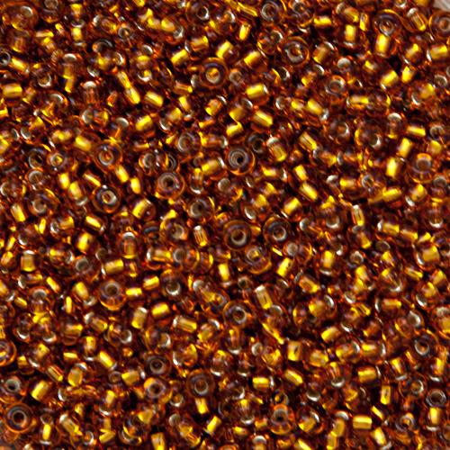 miyuki rocailles 11/0 - silver-lined topaz (2422) | 10gr