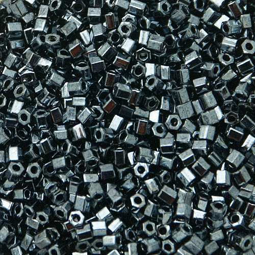saatperlen toho 11/0 hex metallic hematite (81) | 10gr