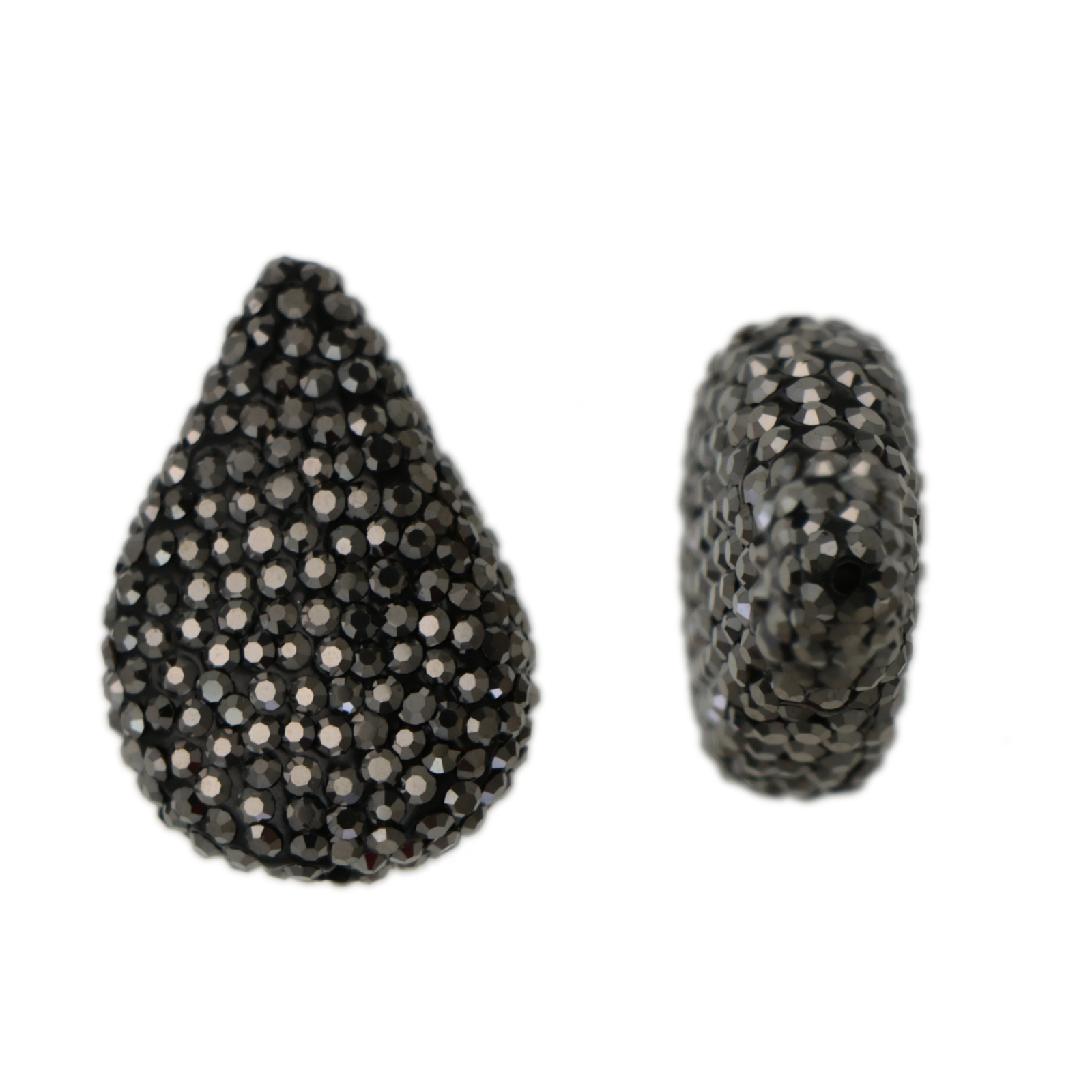 marcasite strass drop 28x18mm | 1pc