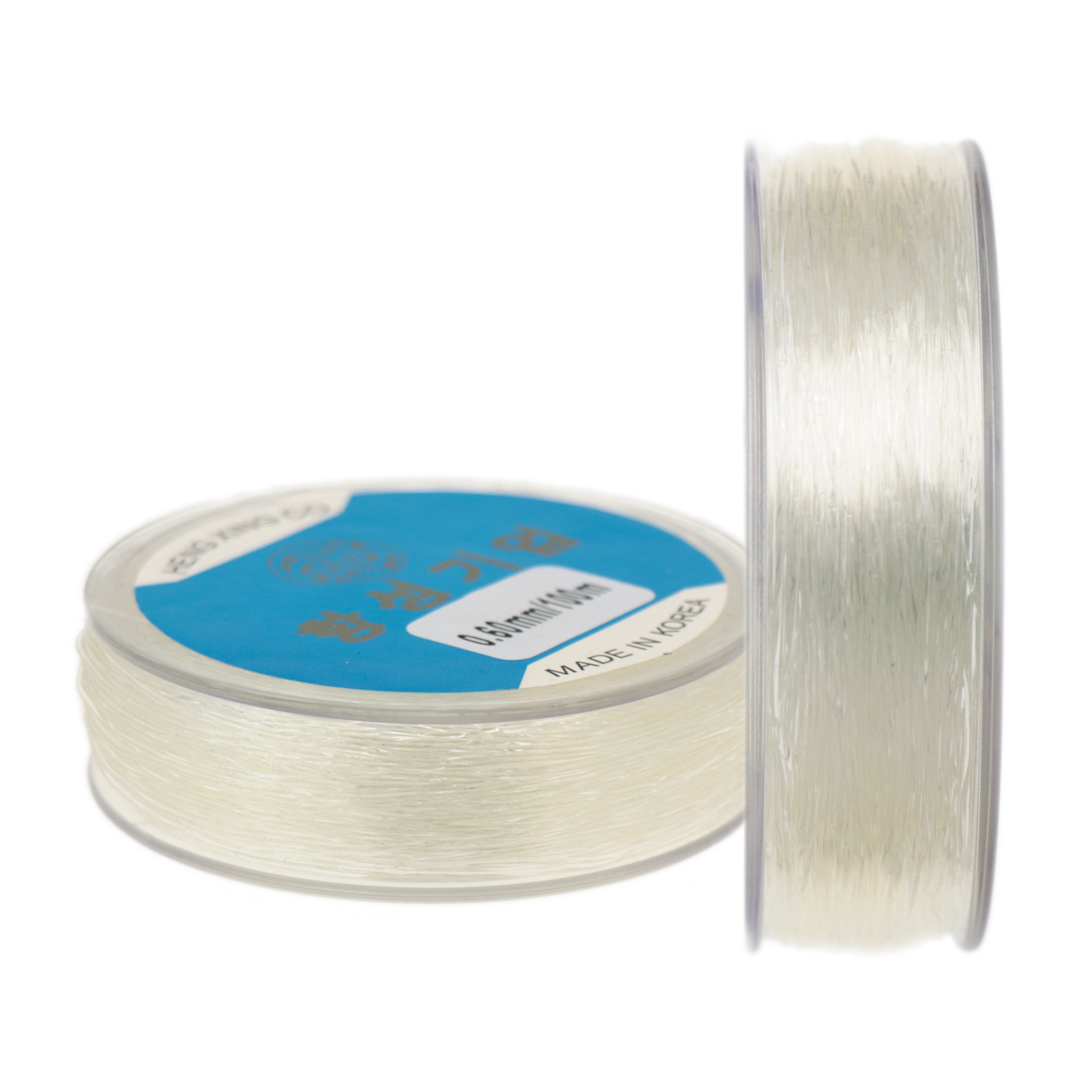 korea elastic cord - diameter 0,6mm - 80mt spool | 1pc