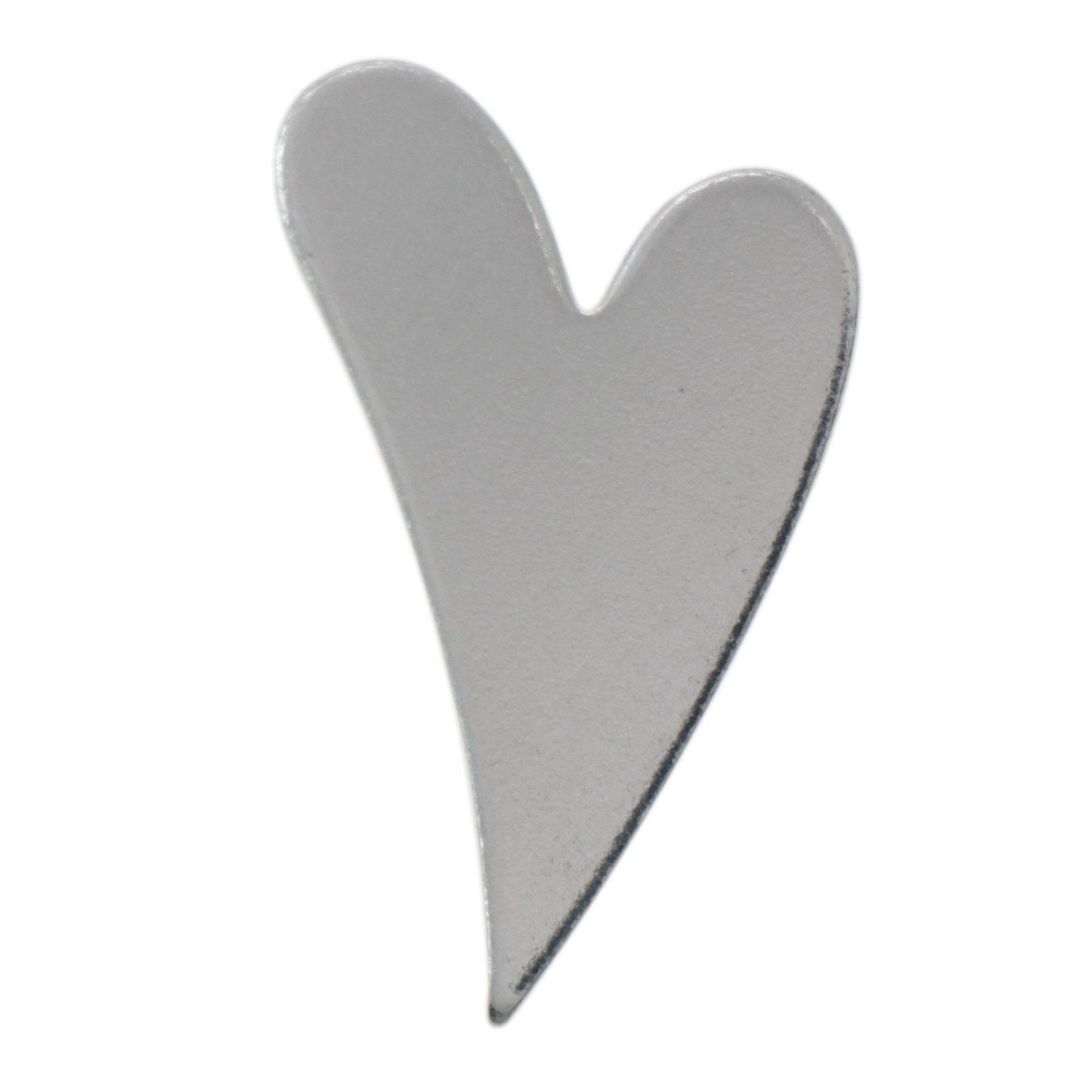 premium blanks aluminium heart 27mm | 6pc