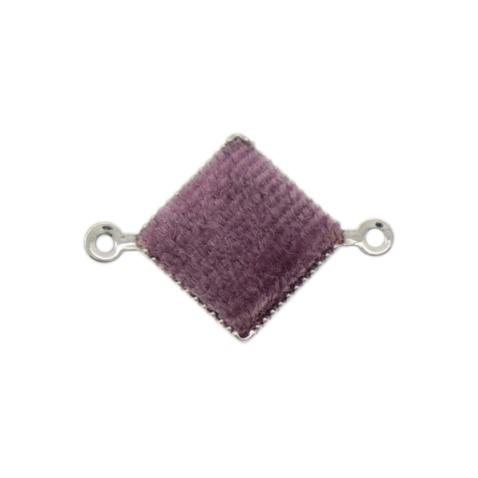 velvet line violet diamond link 11mm | 2pc