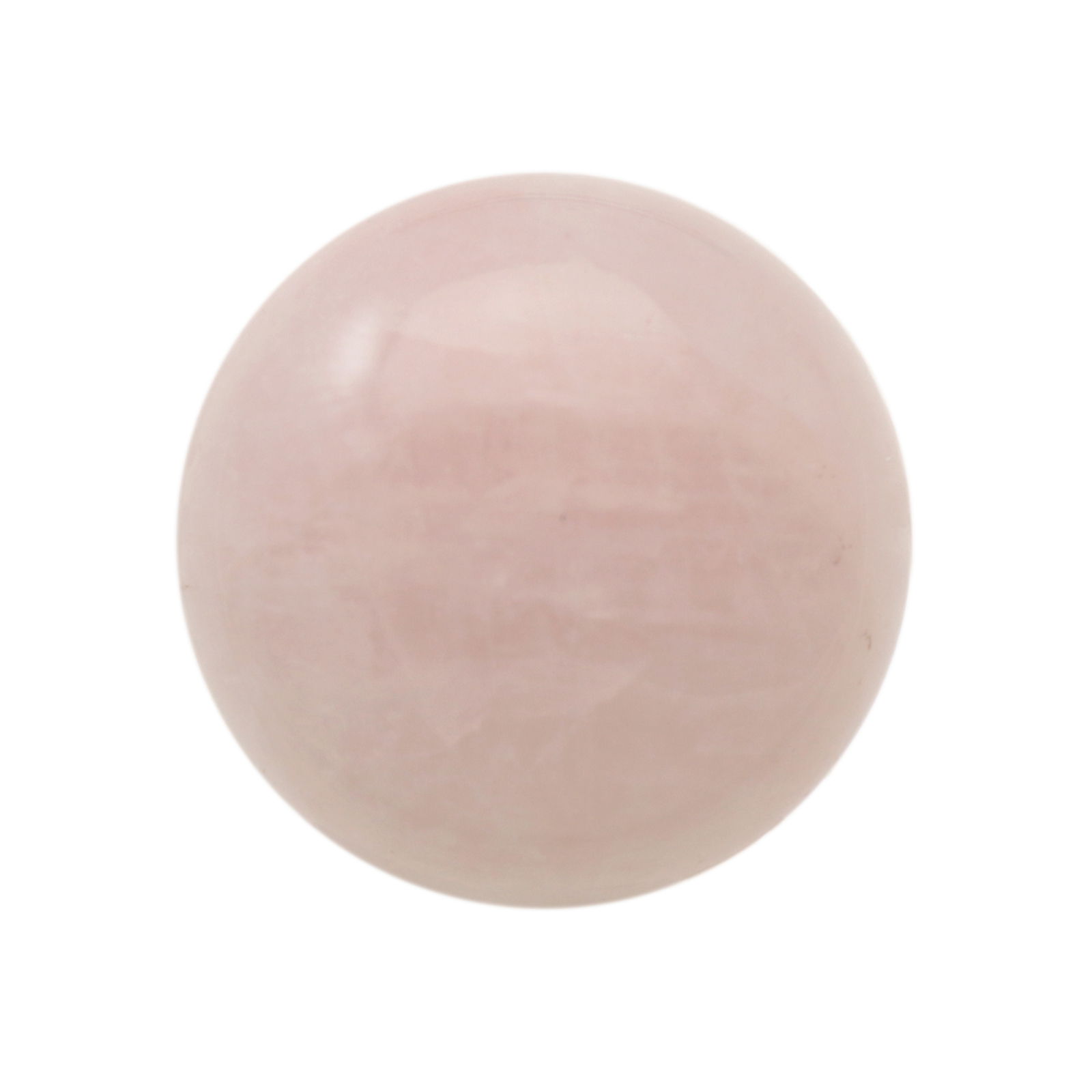rose quartz cabochon smooth round 25mm | 1pc
