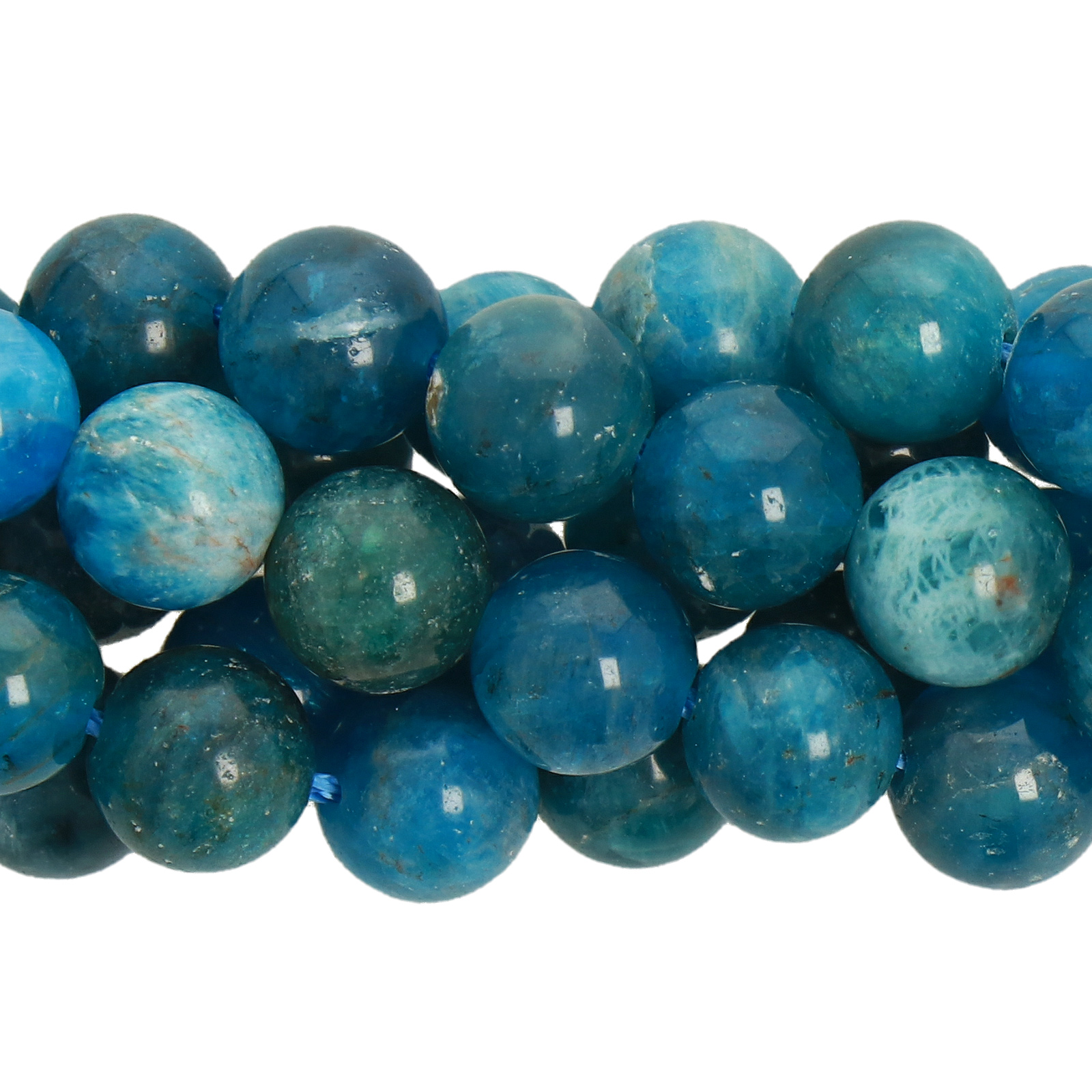 apatite smooth round 8mm | 15/16-inch strand