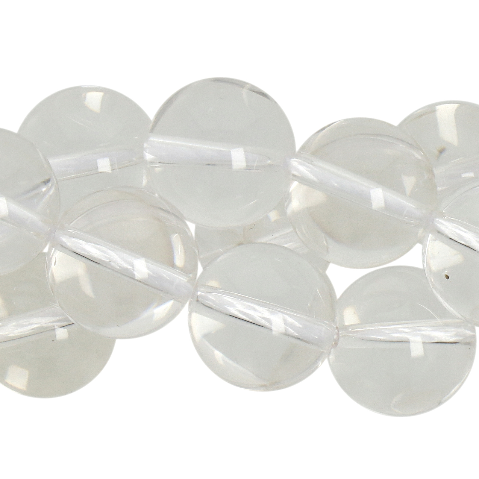 rock crystal smooth round 12mm | 4pc