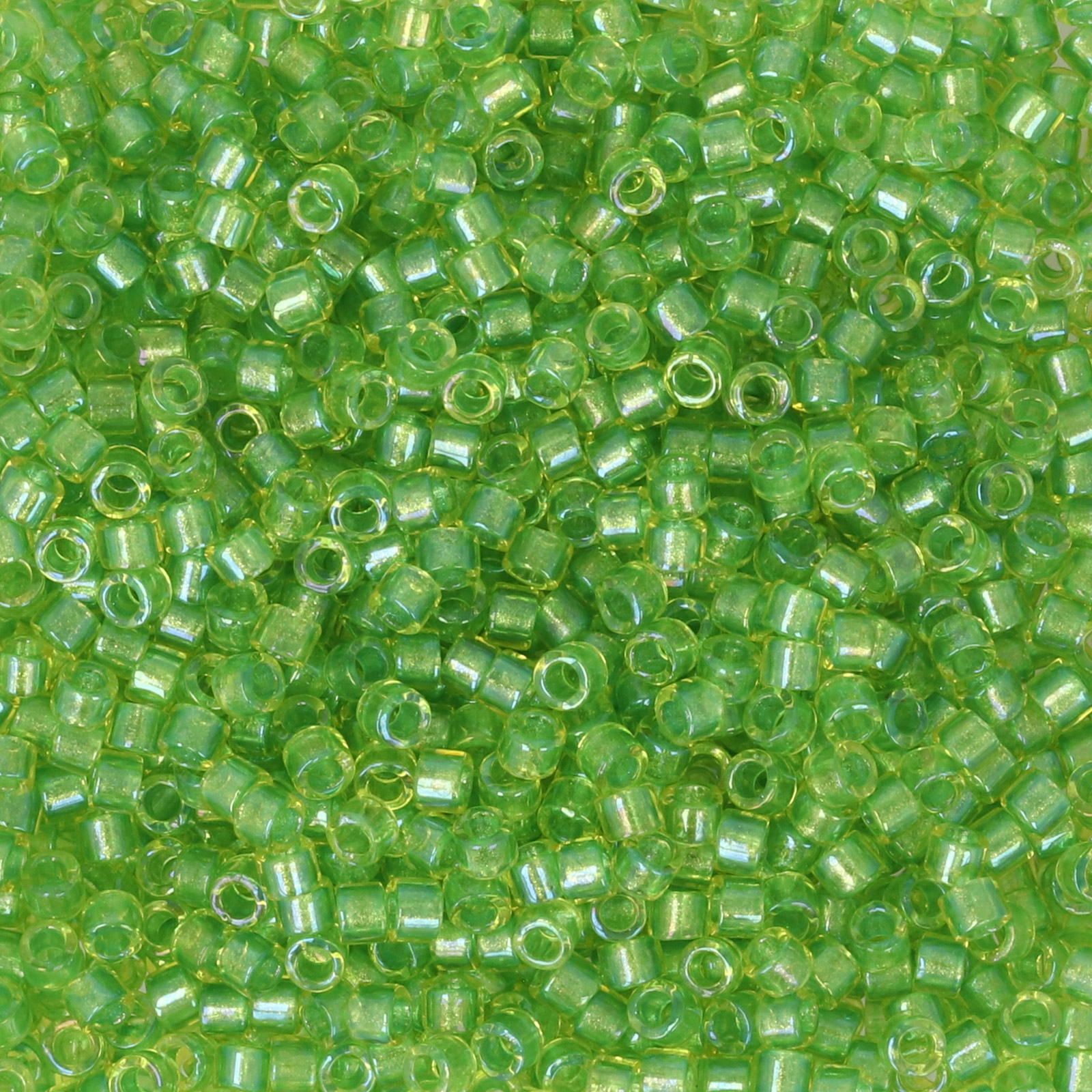 miyuki delica 11/0 - fancy lined celery | 8gr