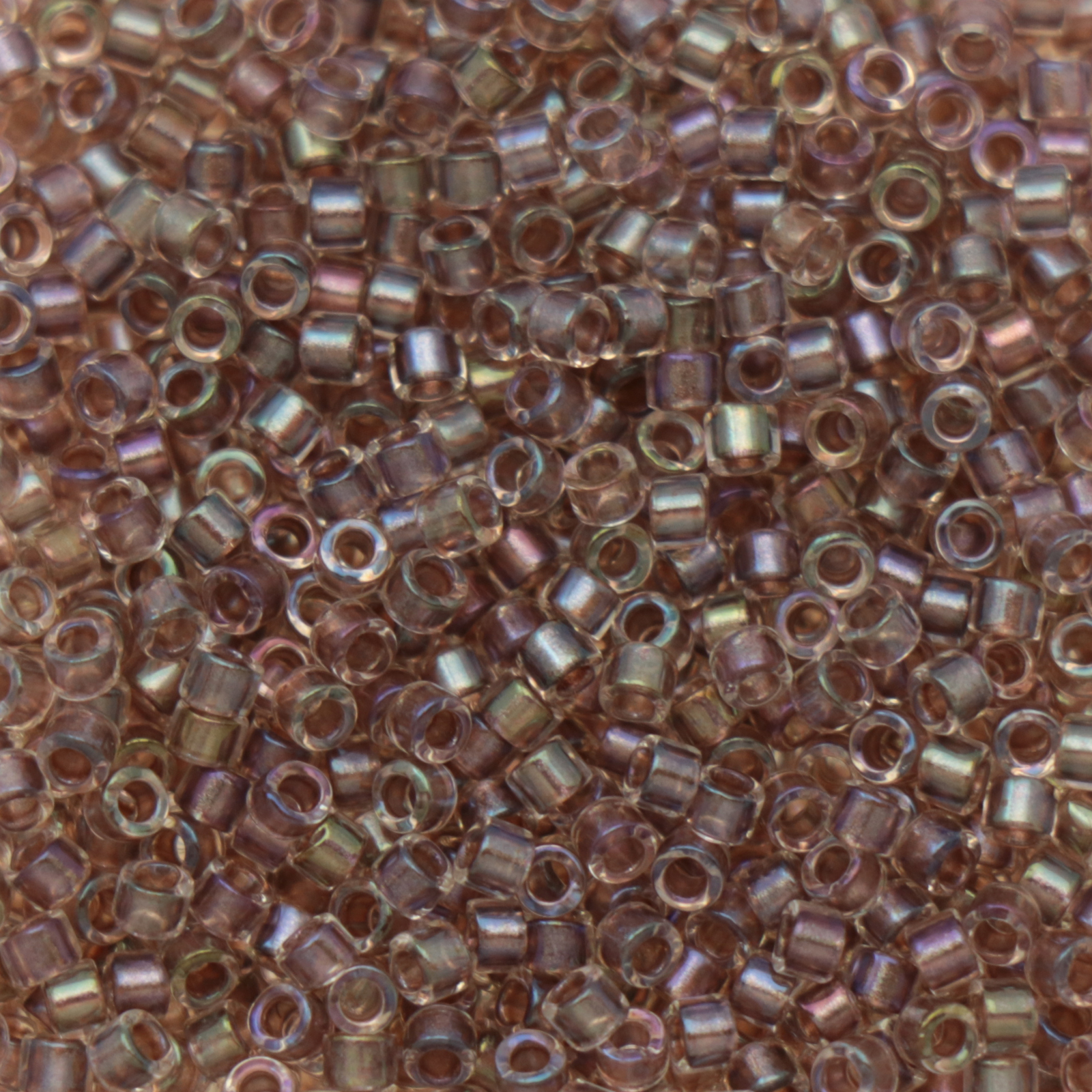 miyuki delica 11/0 - fancy lined rose taupe | 8gr