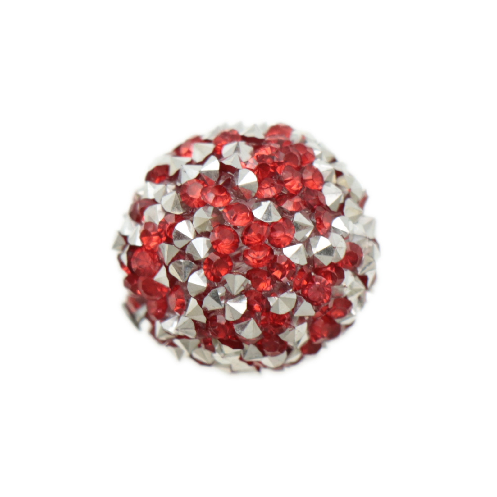 strass ball - kunststoff runde mit strasssteinen bedeckt strass - light siam 16mm | 1st