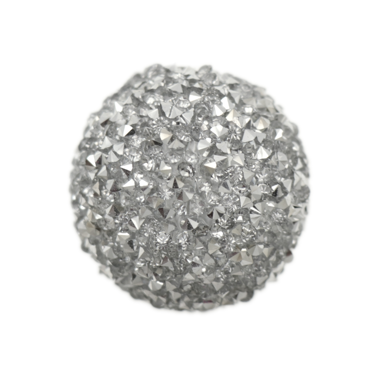 silver strass ball 28mm | 1pc