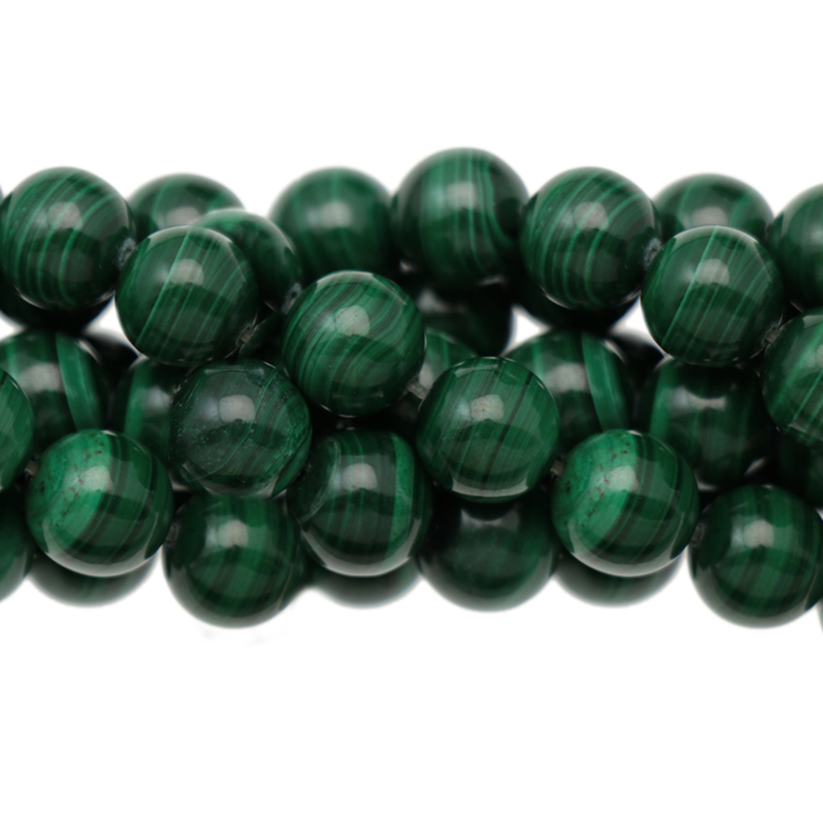 malachit glatt runde 8mm | 6st