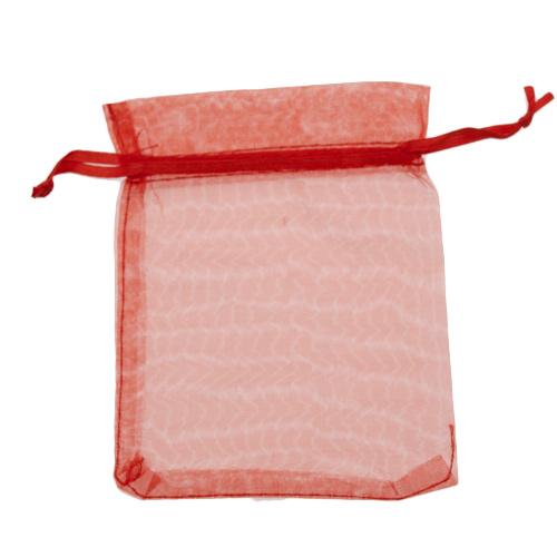 organza beutel rot 120x100mm | 12st