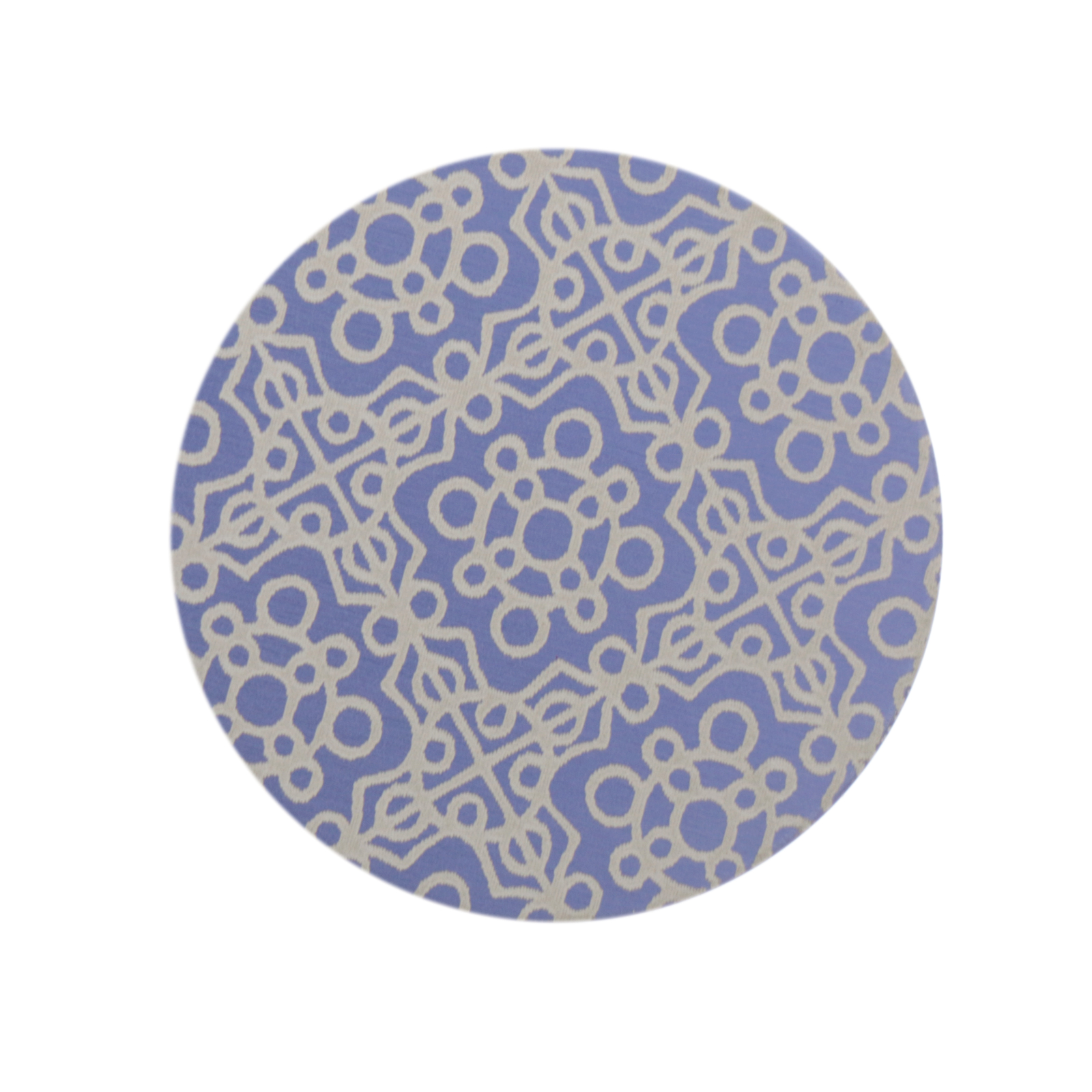 art blanks aluminium fancy lavender round 25mm - tile pattern | 1pc