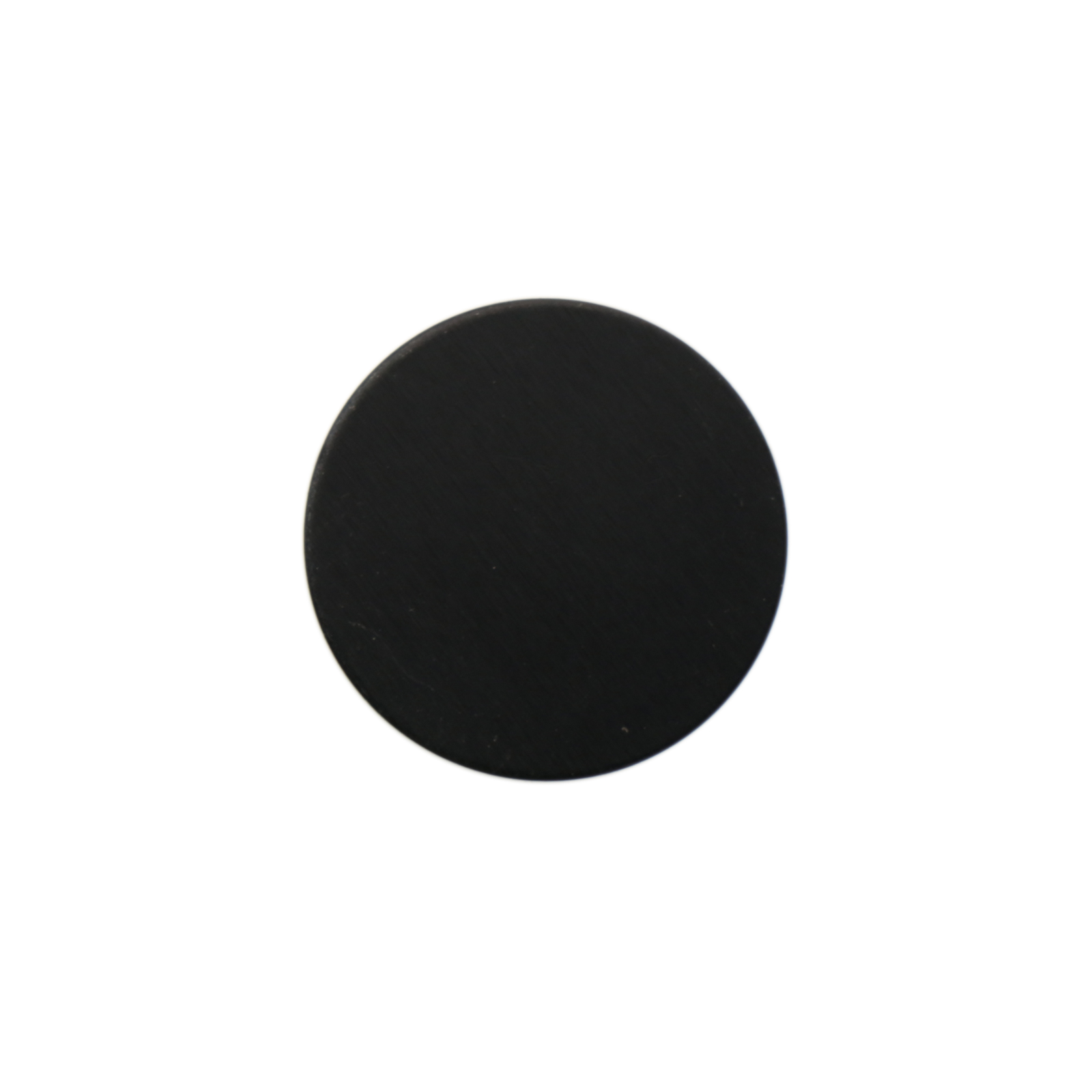 art blanks rund aluminium schwarz 16mm | 2st