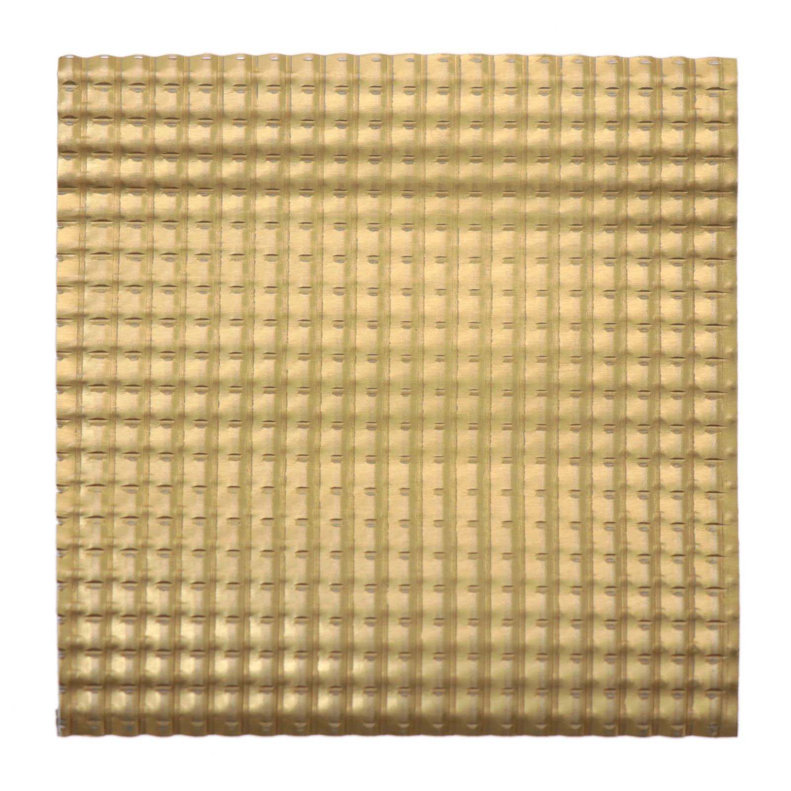 aluminum gold grid sheet 7,5cm - 22 gauge | 1pc