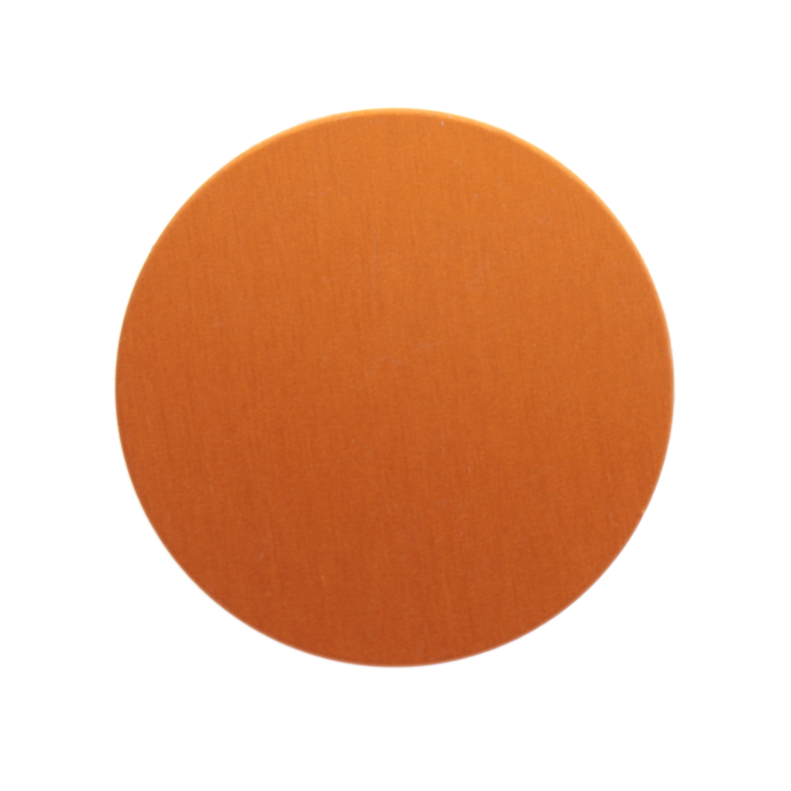 art blanks aluminium orange round 25mm | 2pc