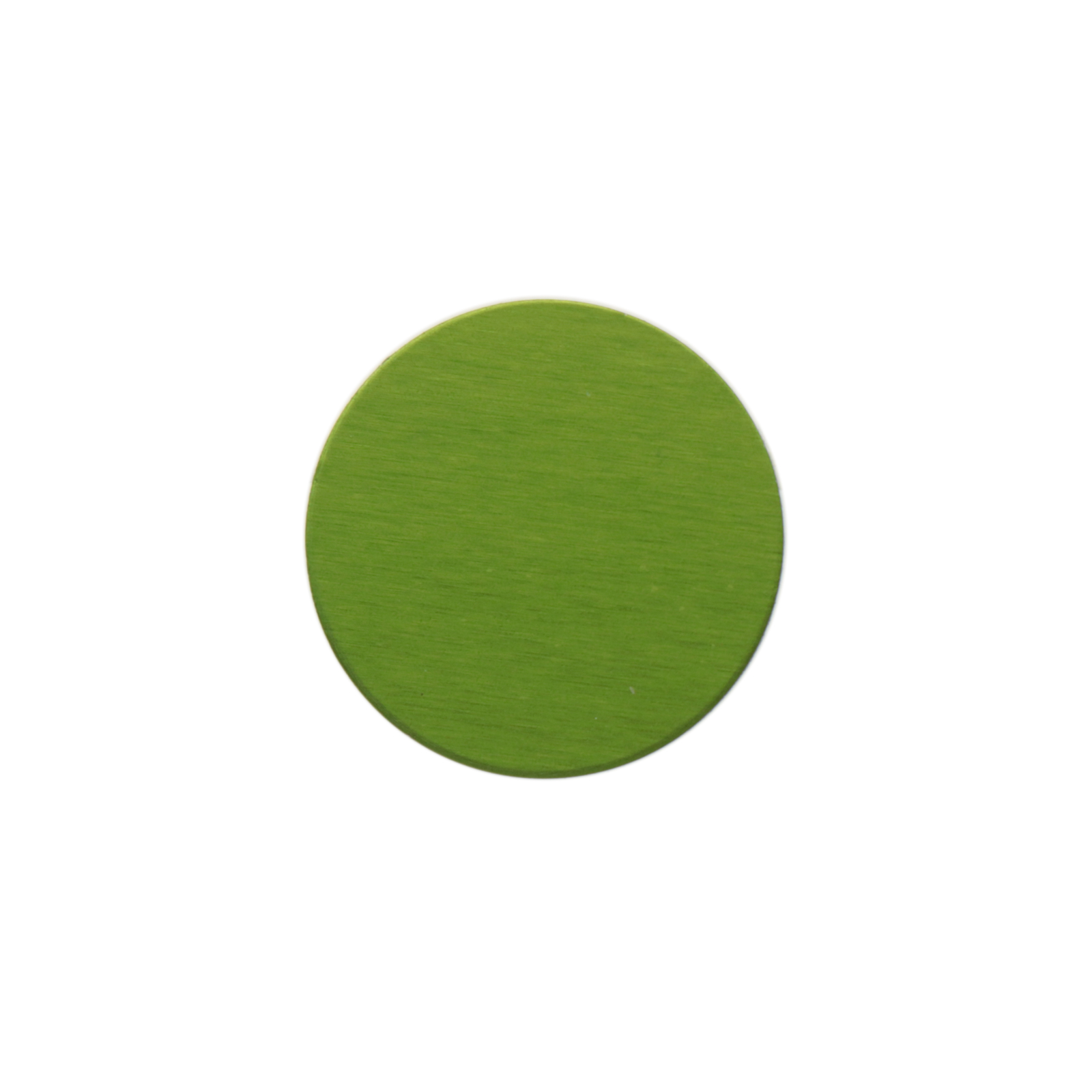 art blanks rund aluminium grün lime 16mm | 2st