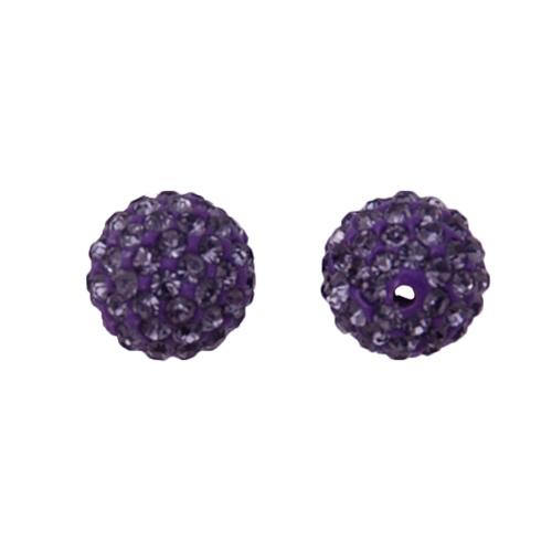 pavé runde perlen tanzanite 10mm | 1st