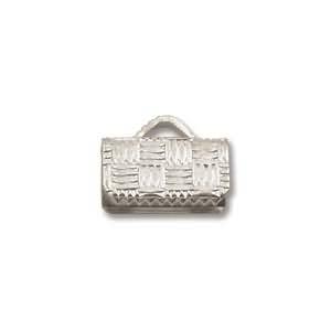 bandklemmen rhodium versilbert 10mm | 12st