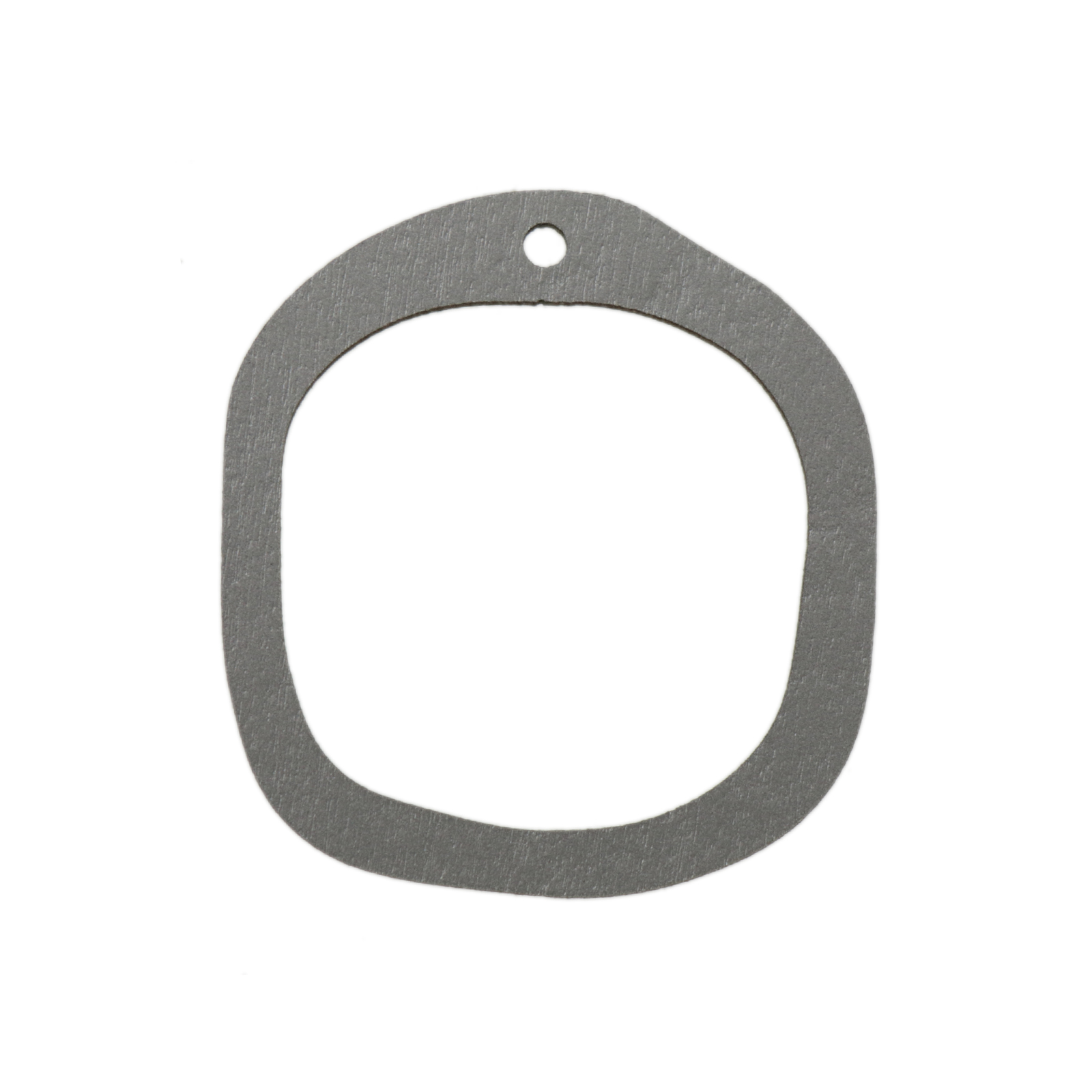 wooden pendant - siver - irregular circle 45x40mm | 1pc
