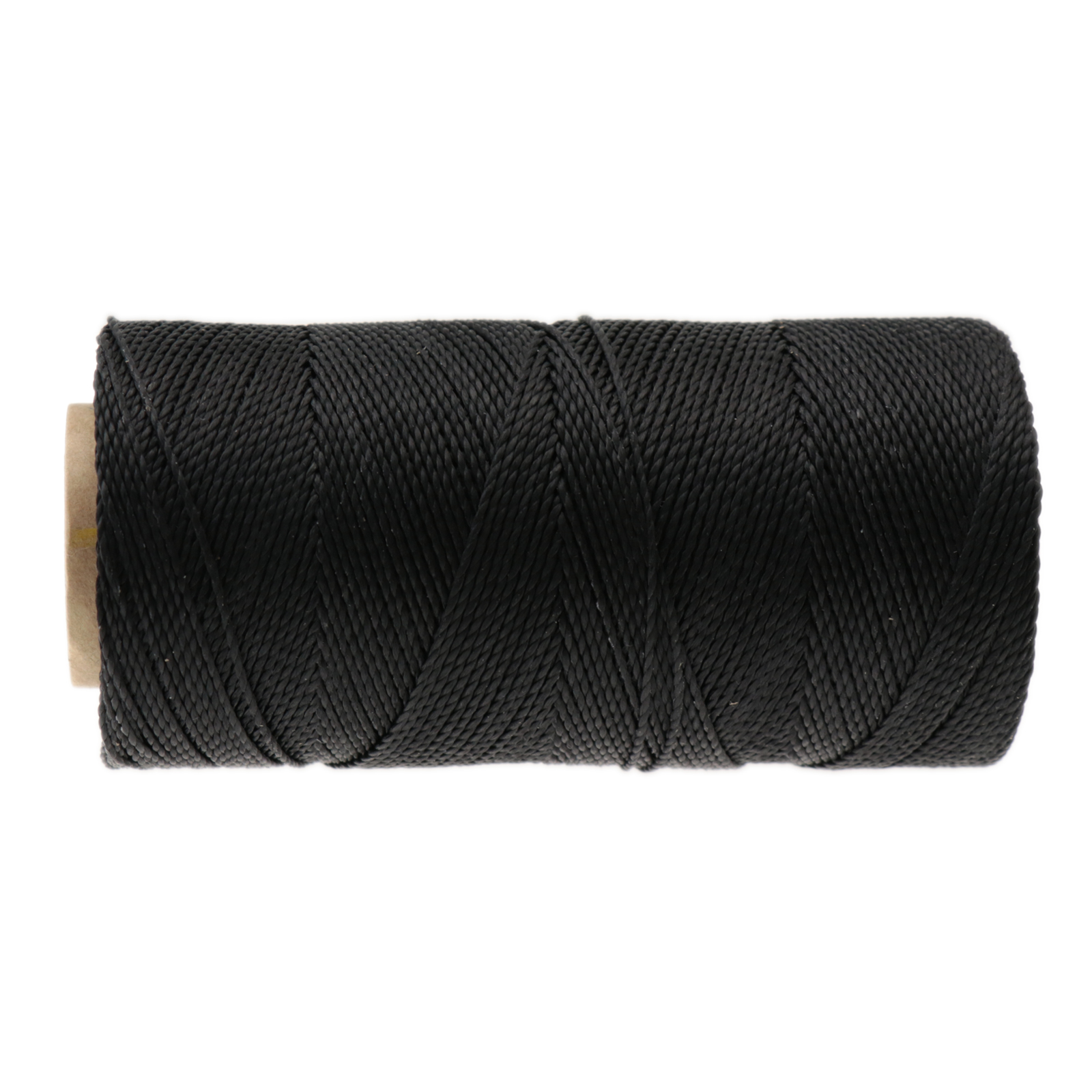 linhasita waxed polyester cord - black 1mm - 100gr spool (aprox. 180mt) | 1pc