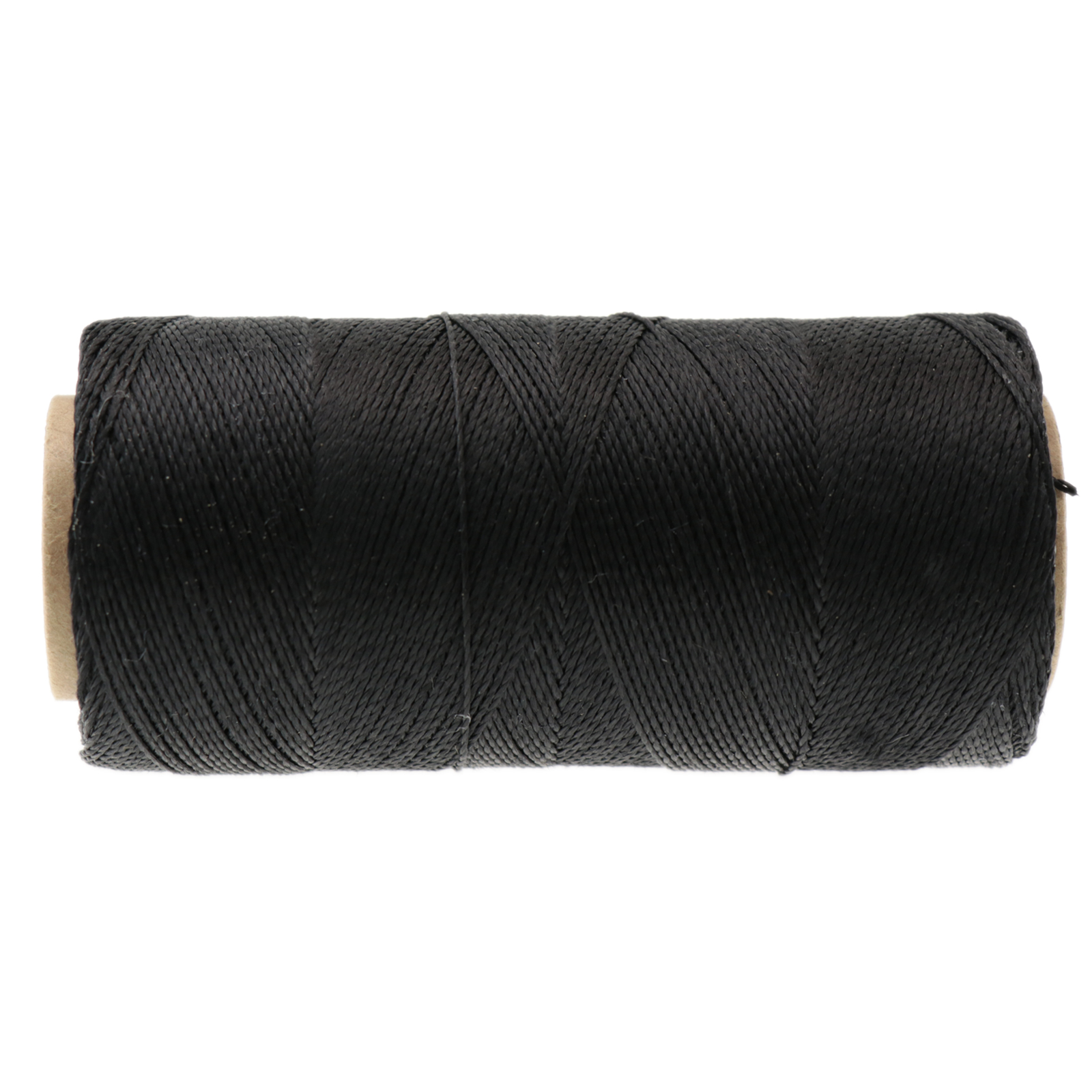 linhasita waxed polyester cord - black 0,5mm - 100gr spool (aprox. 335mt) | 1pc