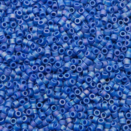 miyuki delica 11/0 - matte opaque cobalt ab | 8gr
