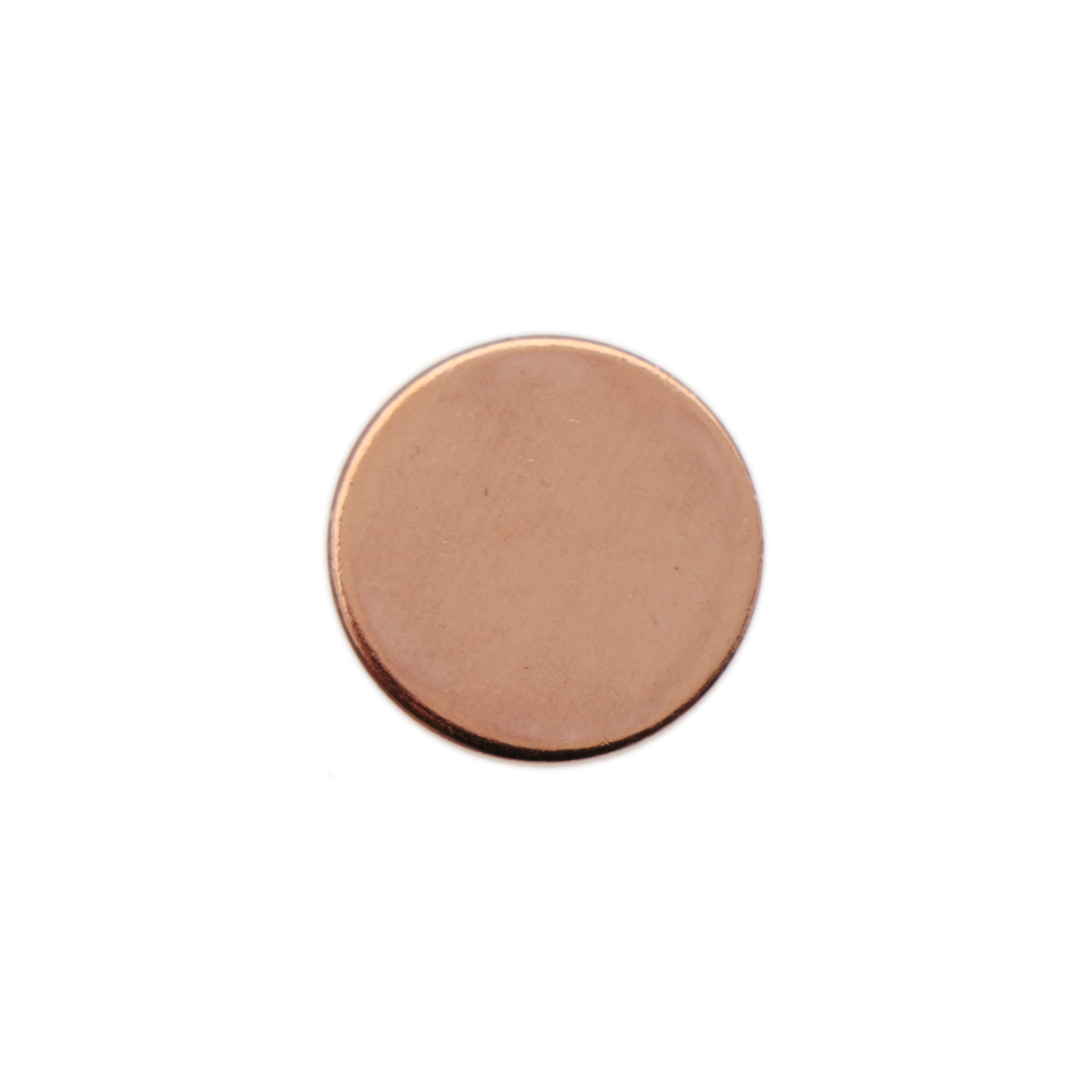 premium blanks copper circle tag 12mm | 2pc