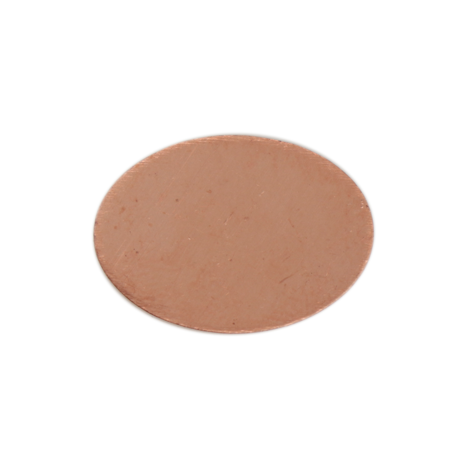 premium blanks copper oval tag 18x13mm | 2pc