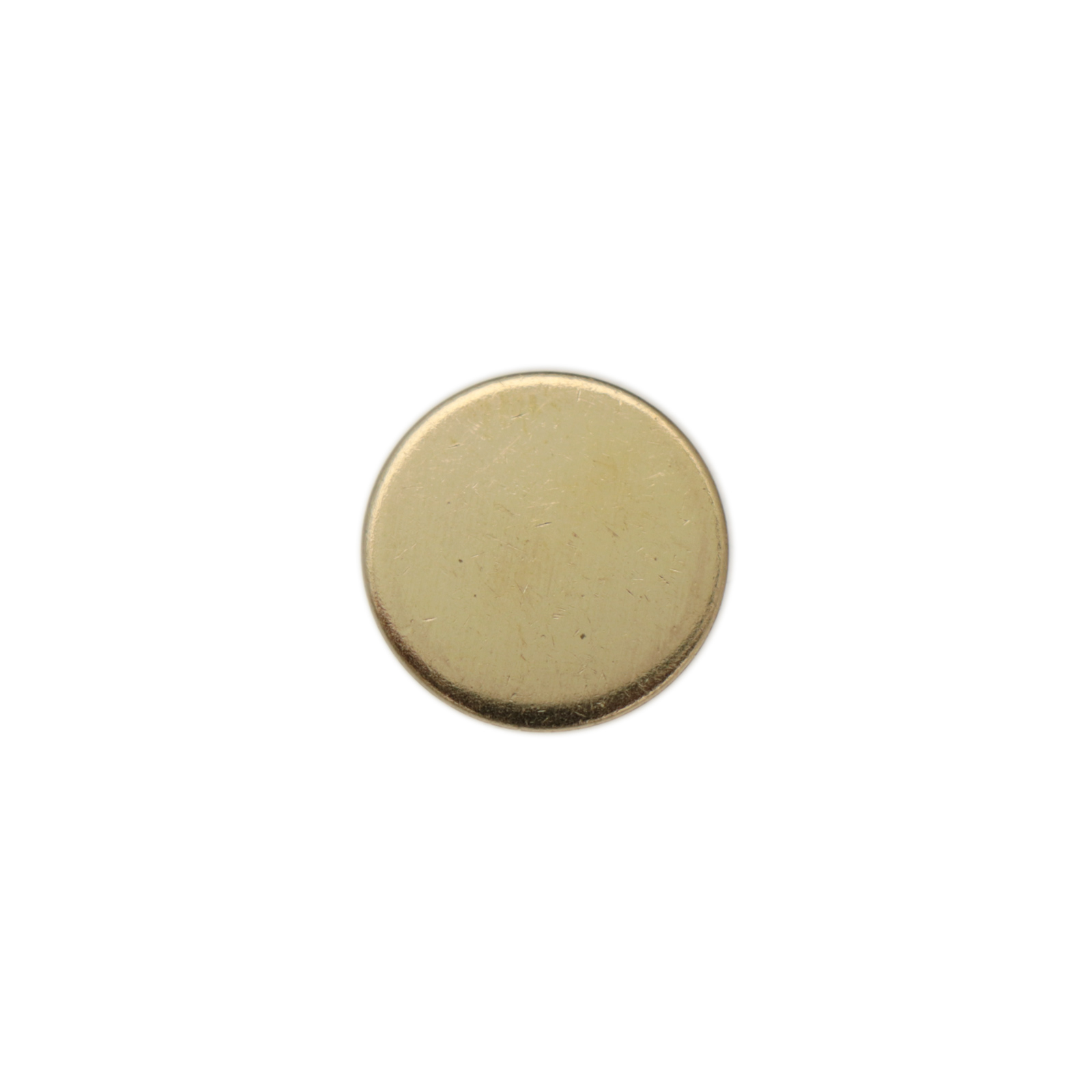 premium blanks brass circle tag 12mm | 4pc