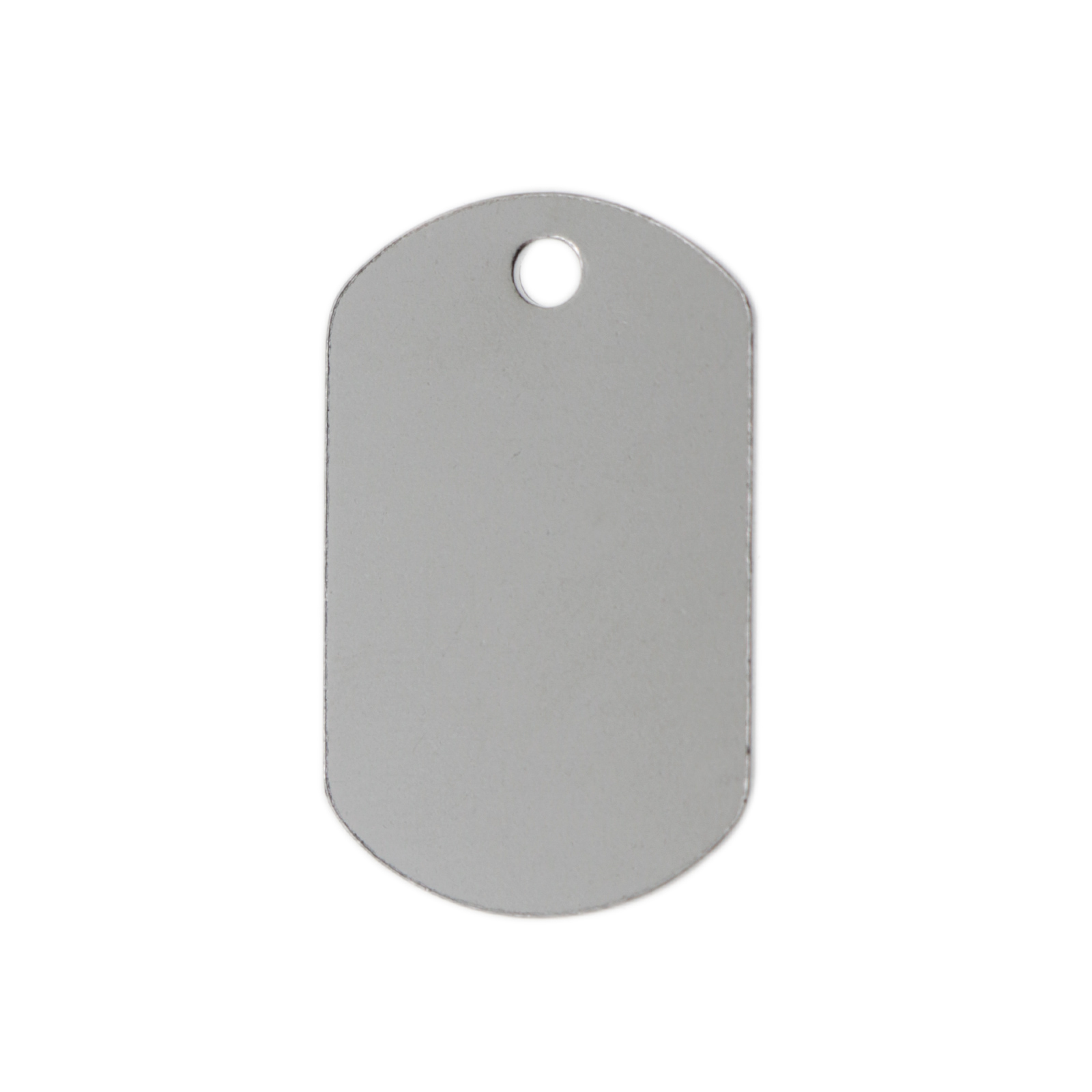 premium blanks aluminium tag with ring 32x20mm | 4pc