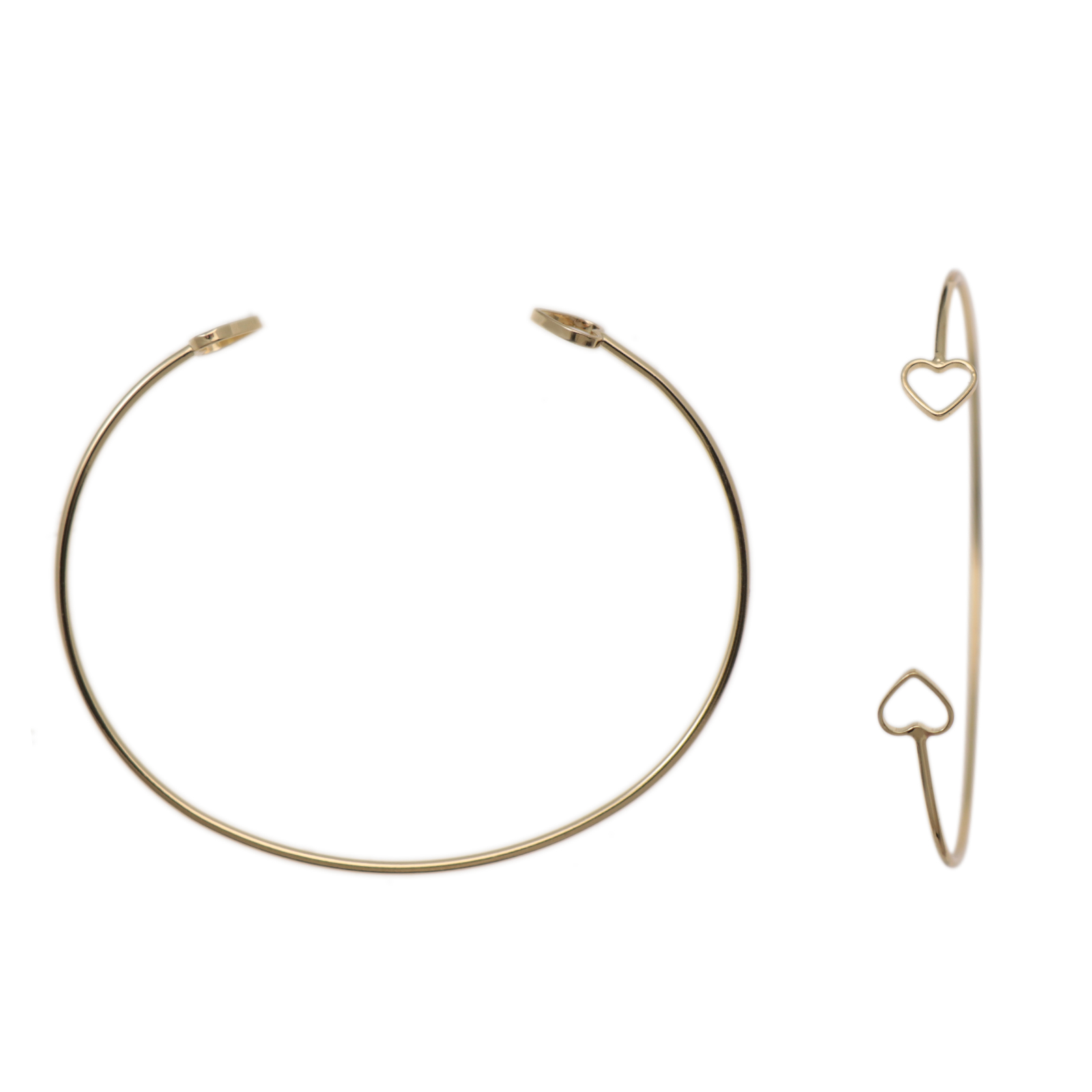 gold plated bracelet 60mm | 1pc