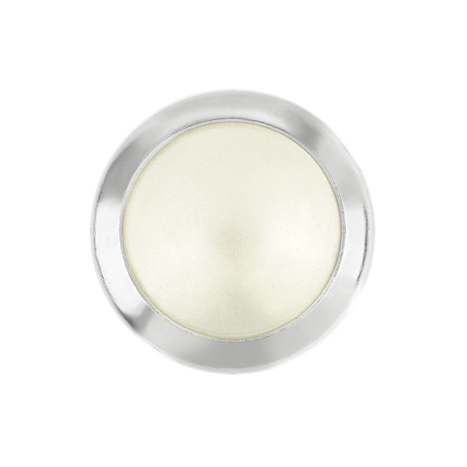 framed cabochon hotfix (2080/h) creampearl/silver ss34 (7,07-7,27mm) | 4pc