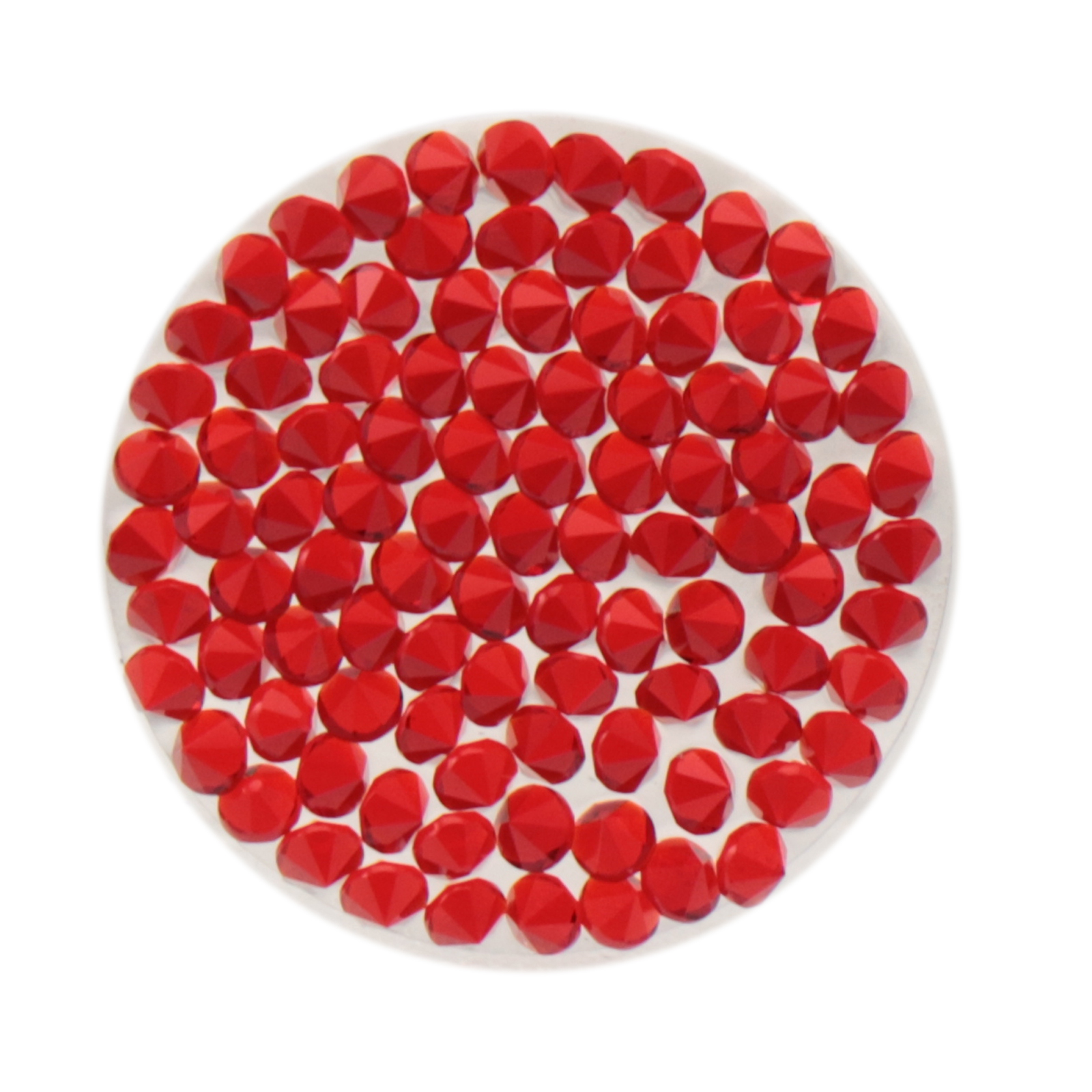 crystal fine rock - light siam - transparent tondo 20mm | 1st