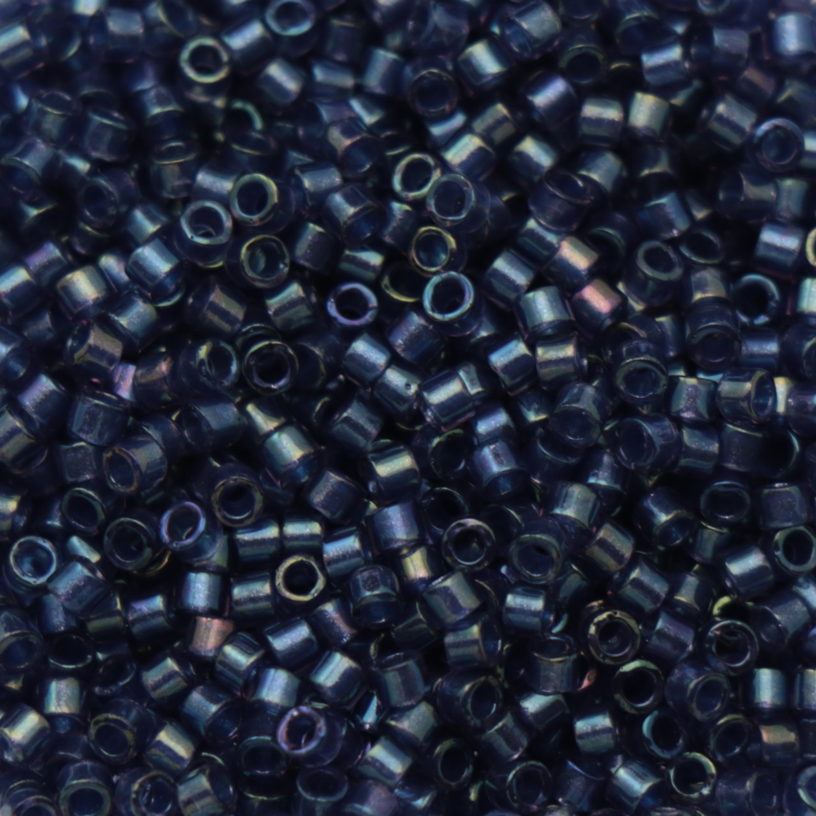 miyuki delica 11/0 - fancy lined han blue | 8gr