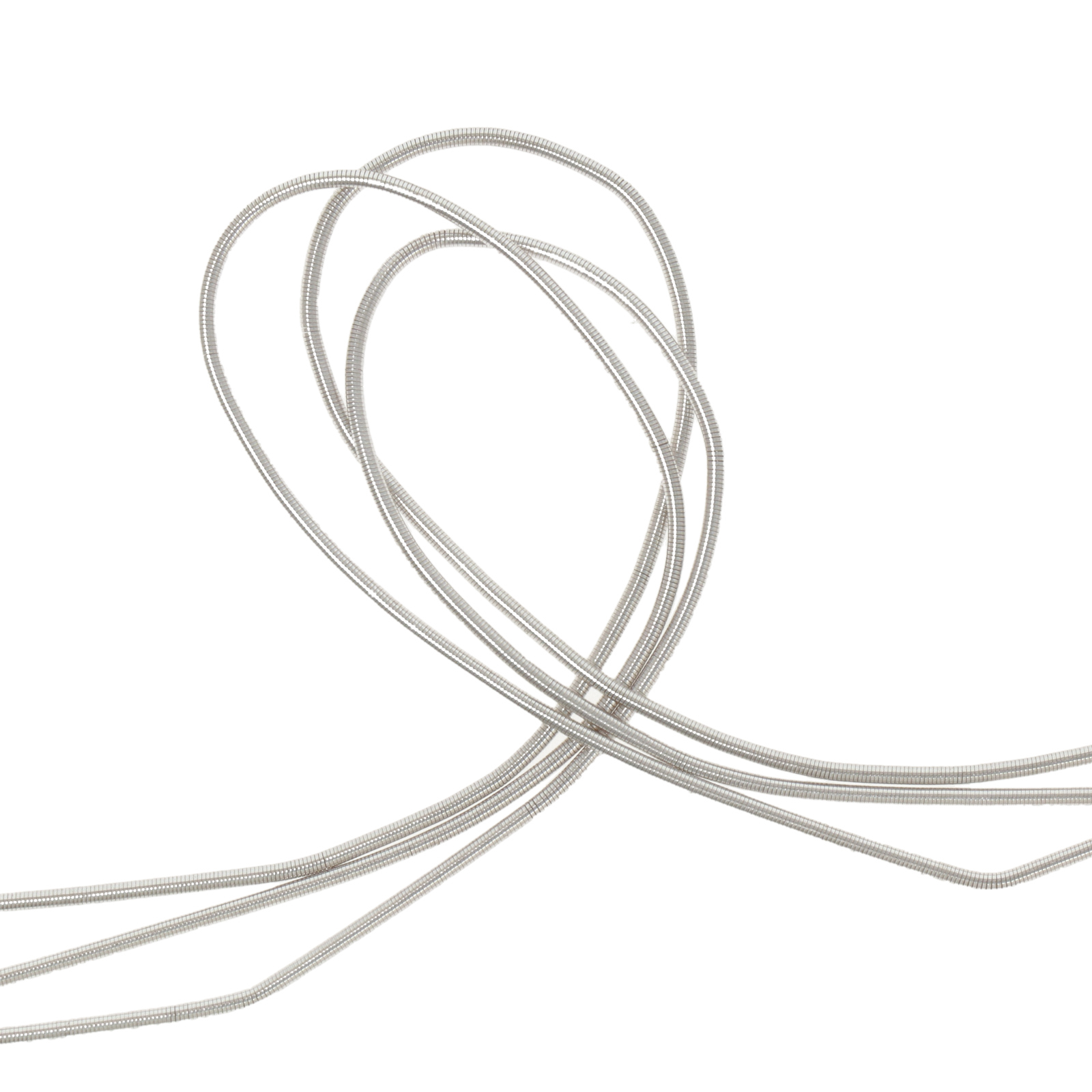 silver plated french wire 0,9mm - 3x35-40cm package | 1pc
