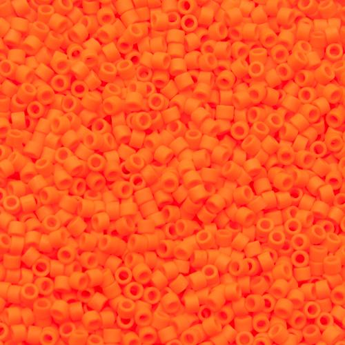 miyuki delica 11/0 - matte opaque orange | 8gr