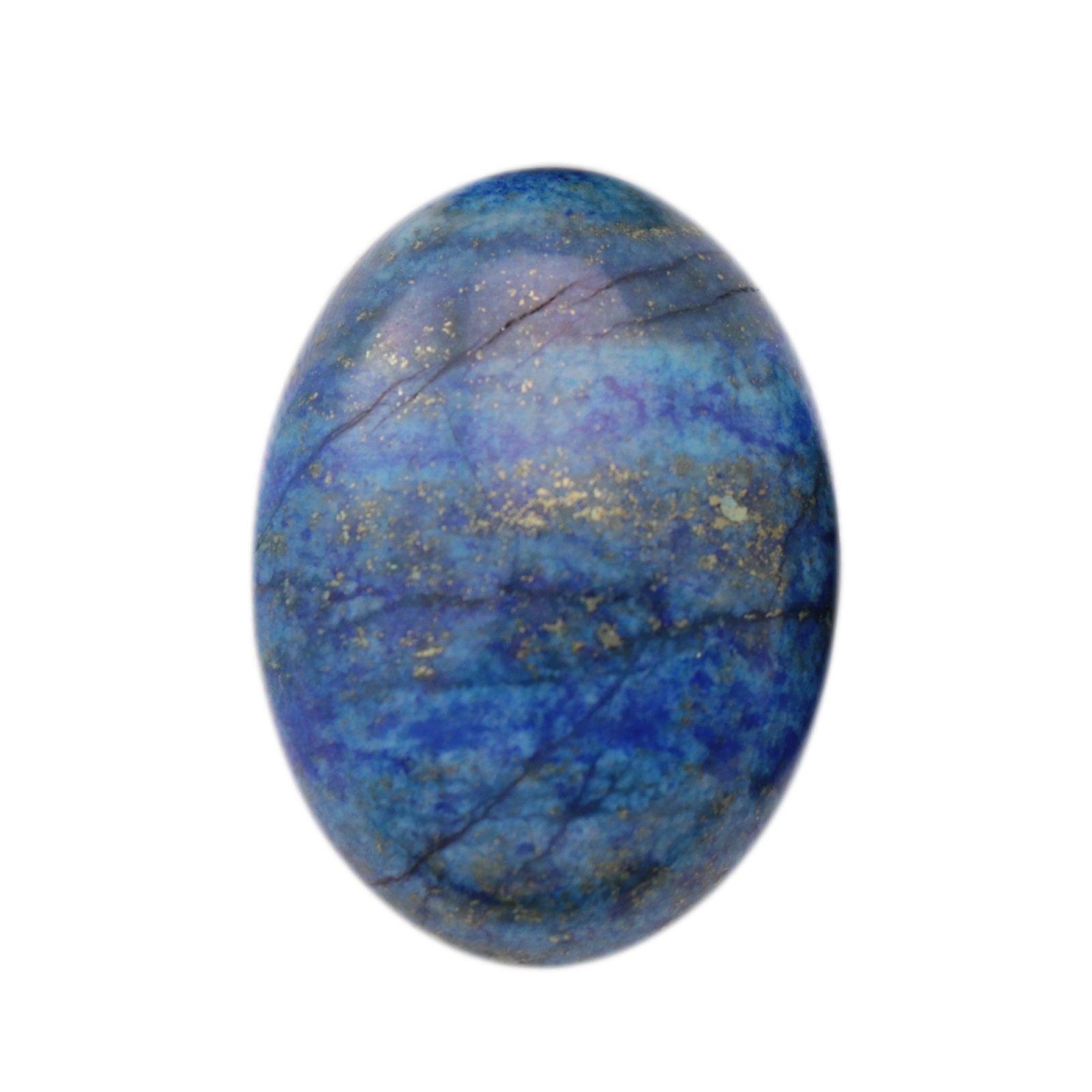 dyed lapislazzuli cabochon smooth oval 30x22mm | 1pc