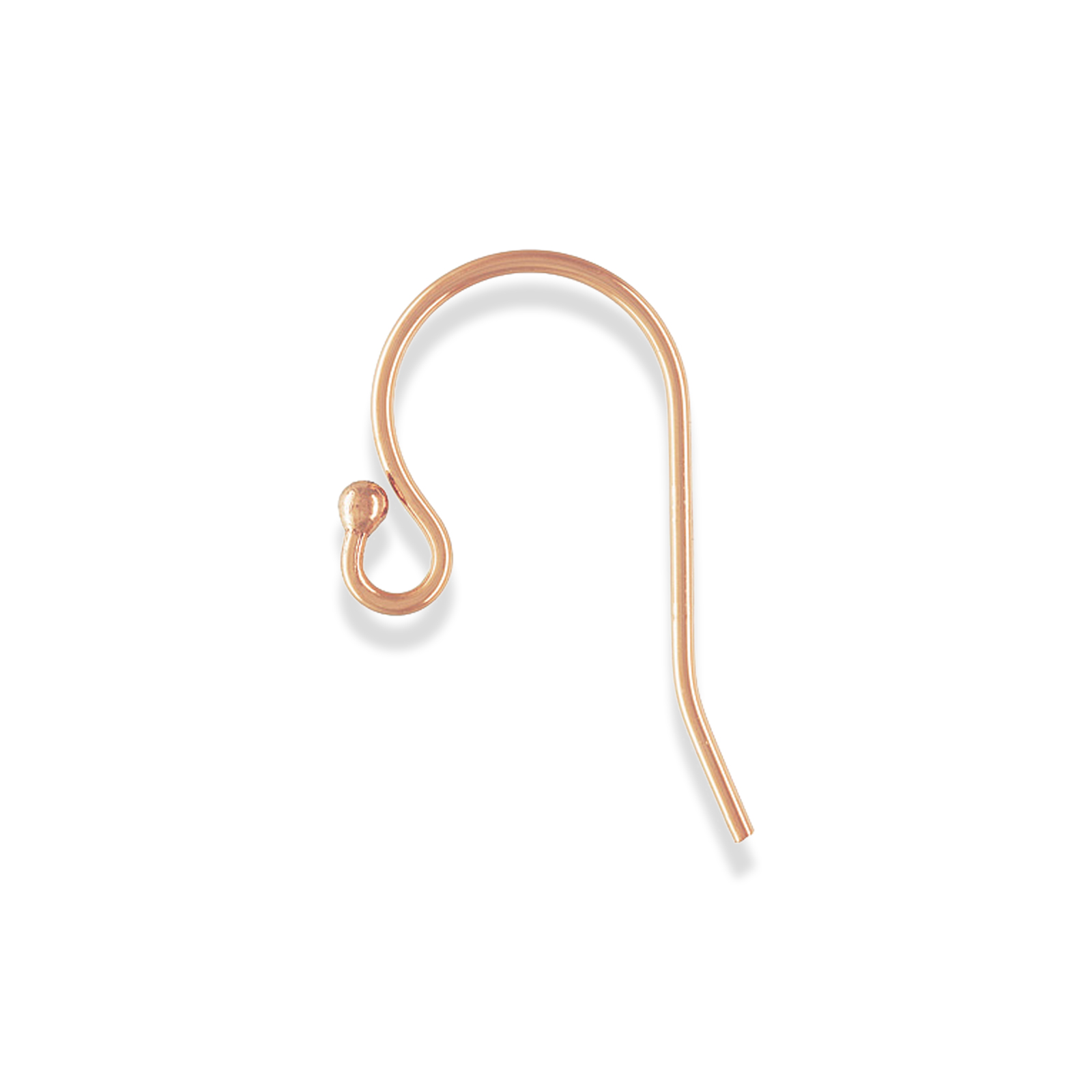 rose gold-filled 14k flat french earwire 10mm | 2pc