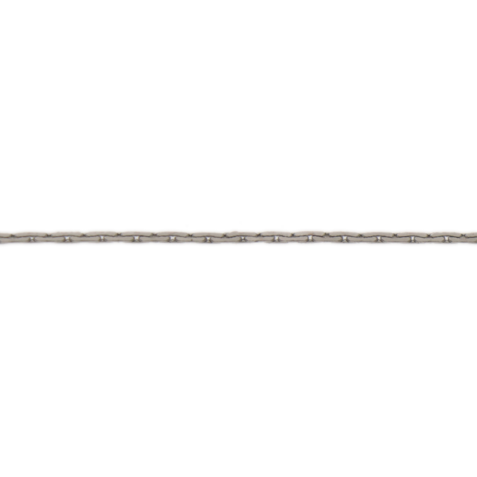 rhodium silver plated snake chain 1mm | 1mt