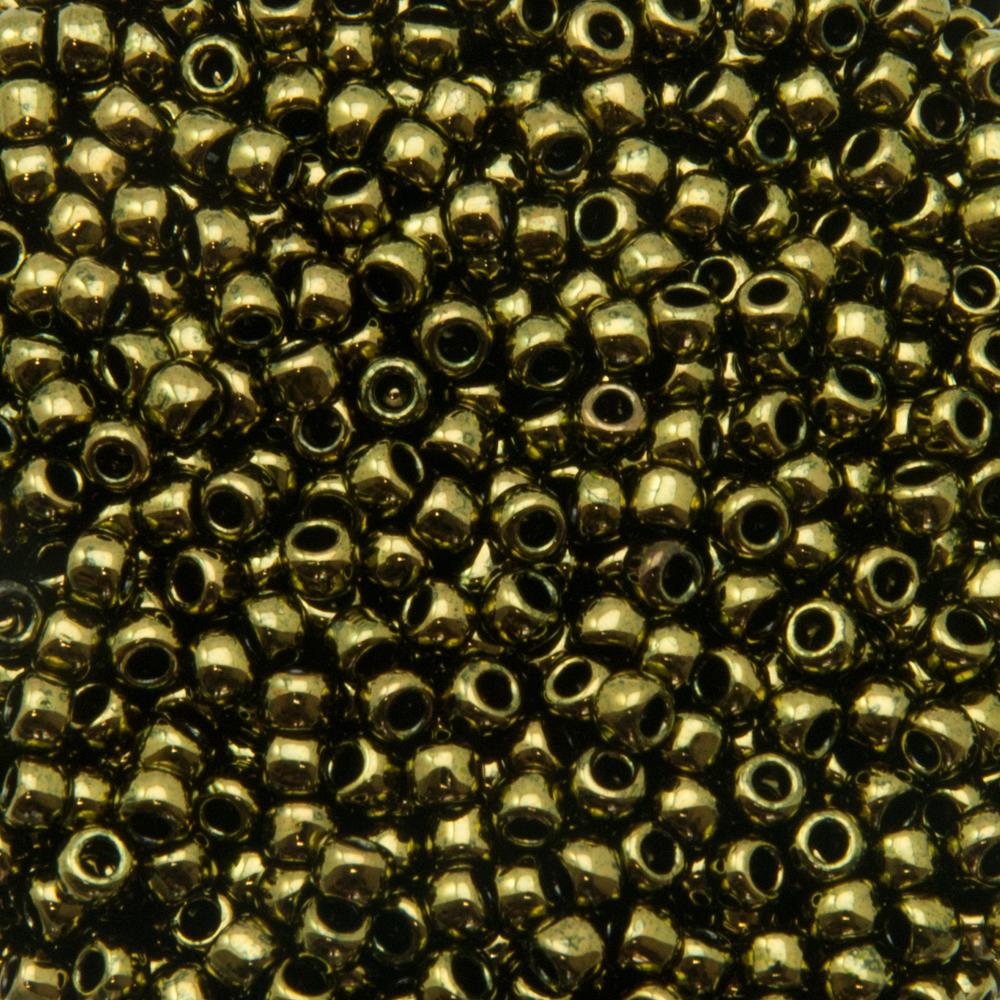 saatperlen toho 8/0 gold lustered dark chocolate bronze (422) | 10gr