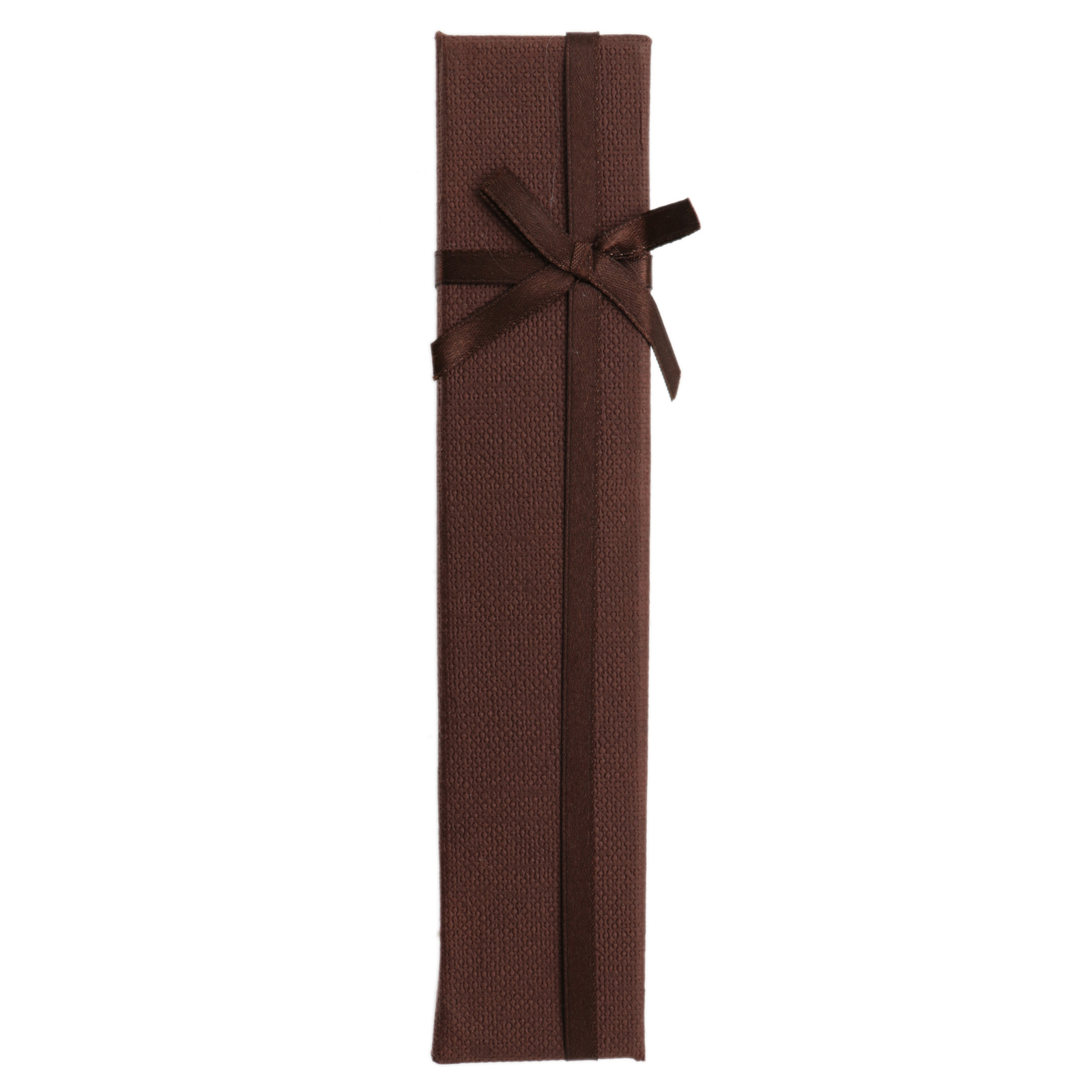 paper jewelry box - brown - 22x4cm | 1pc