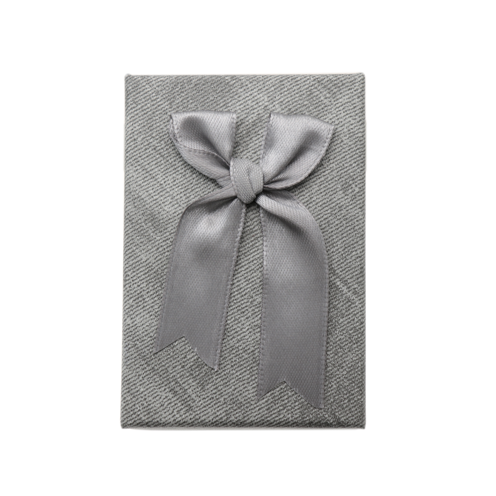 paper jewelry box - silver - 9x6cm | 1pc