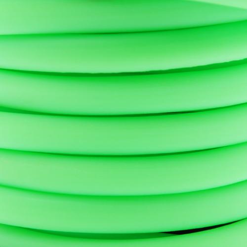 regaliz pvc - fluo green 9x6mm | 50cm