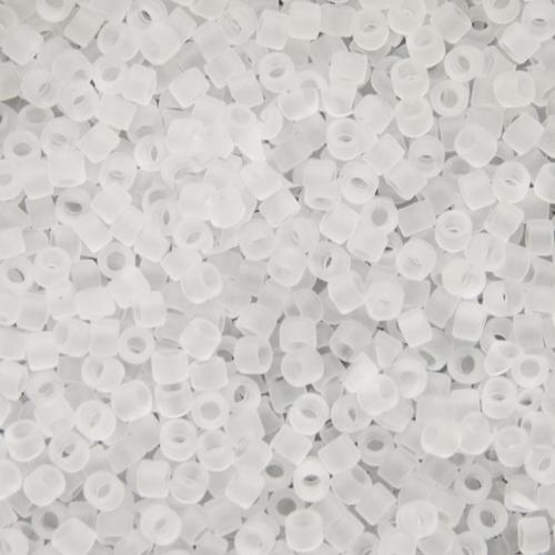 miyuki delica 11/0 - matte transparent crystal | 8gr