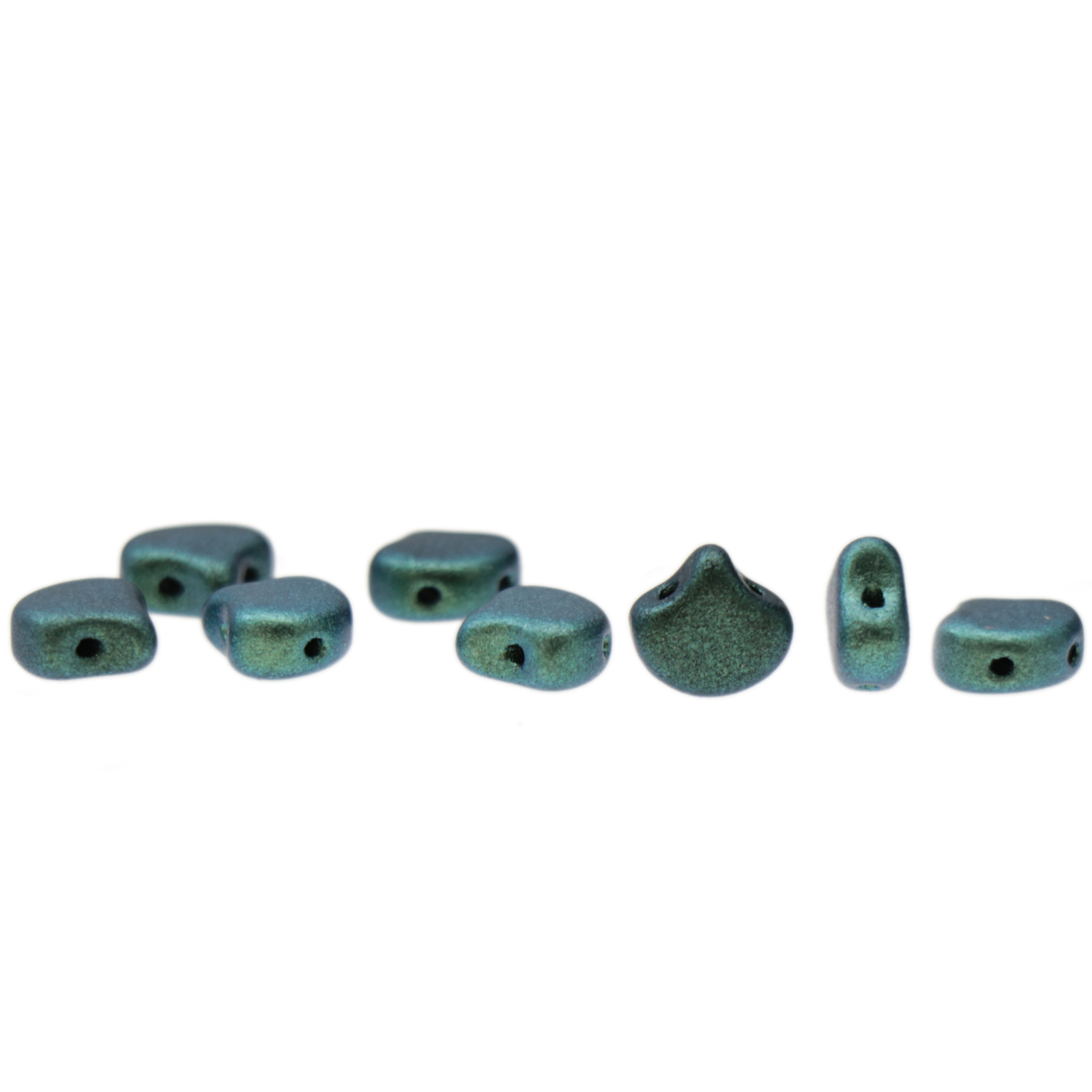 ginko glasperlen polychrome mint chocolate 7,5mm | 10gr