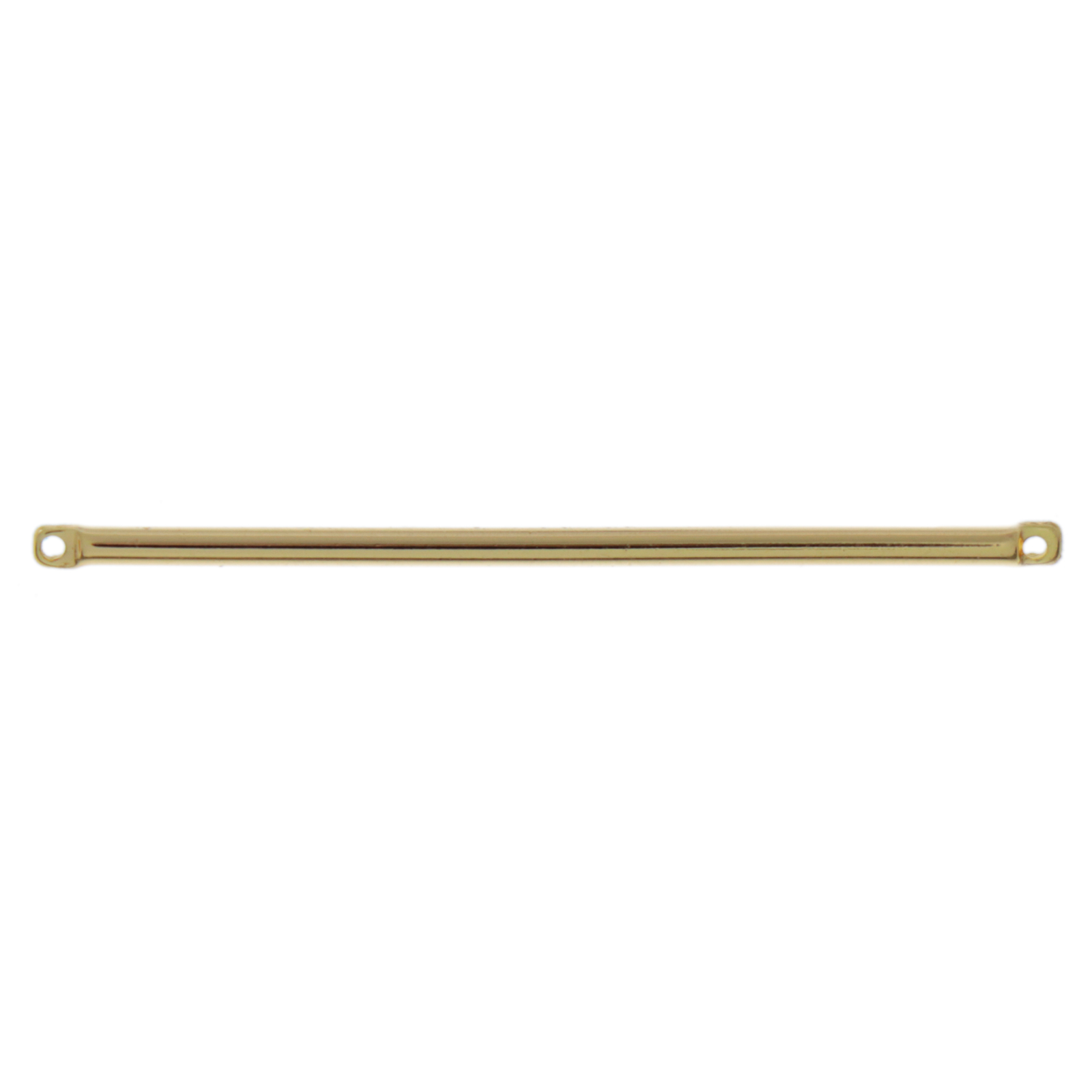 minimal jewelry gold plated bar link 40x1,5mm | 2pc