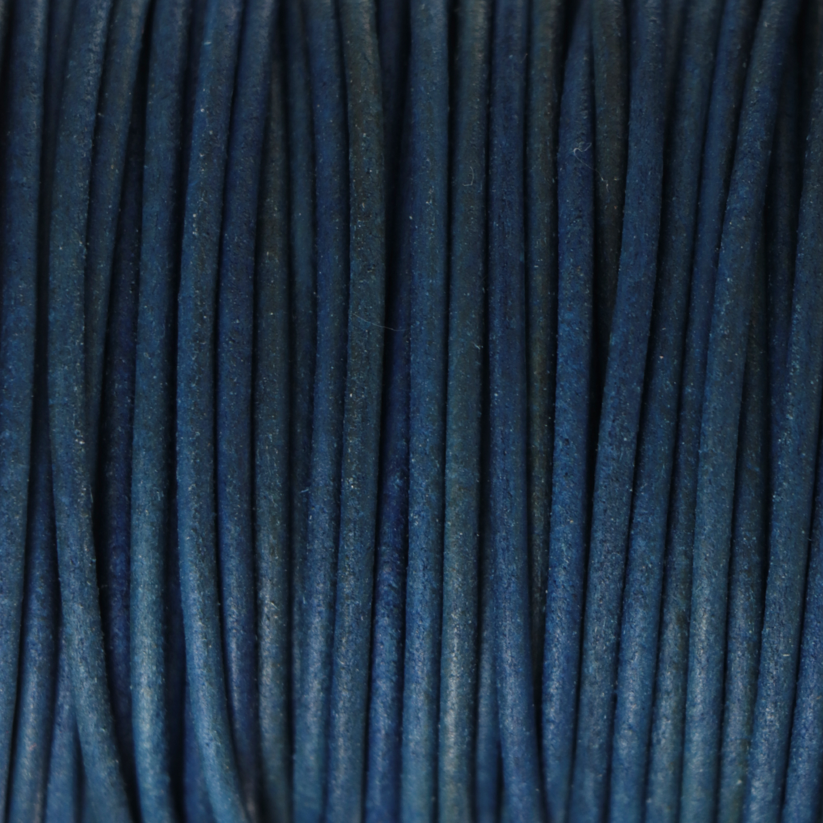 leather cord special color - antique blue - diameter 2mm | 1mt