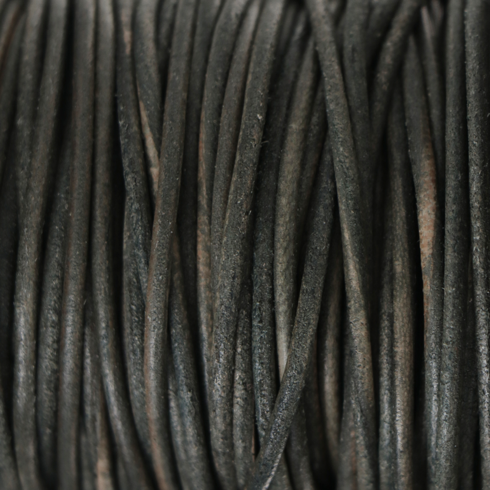 lederschnur special color antique grey - durchmesser 2mm | 1mt